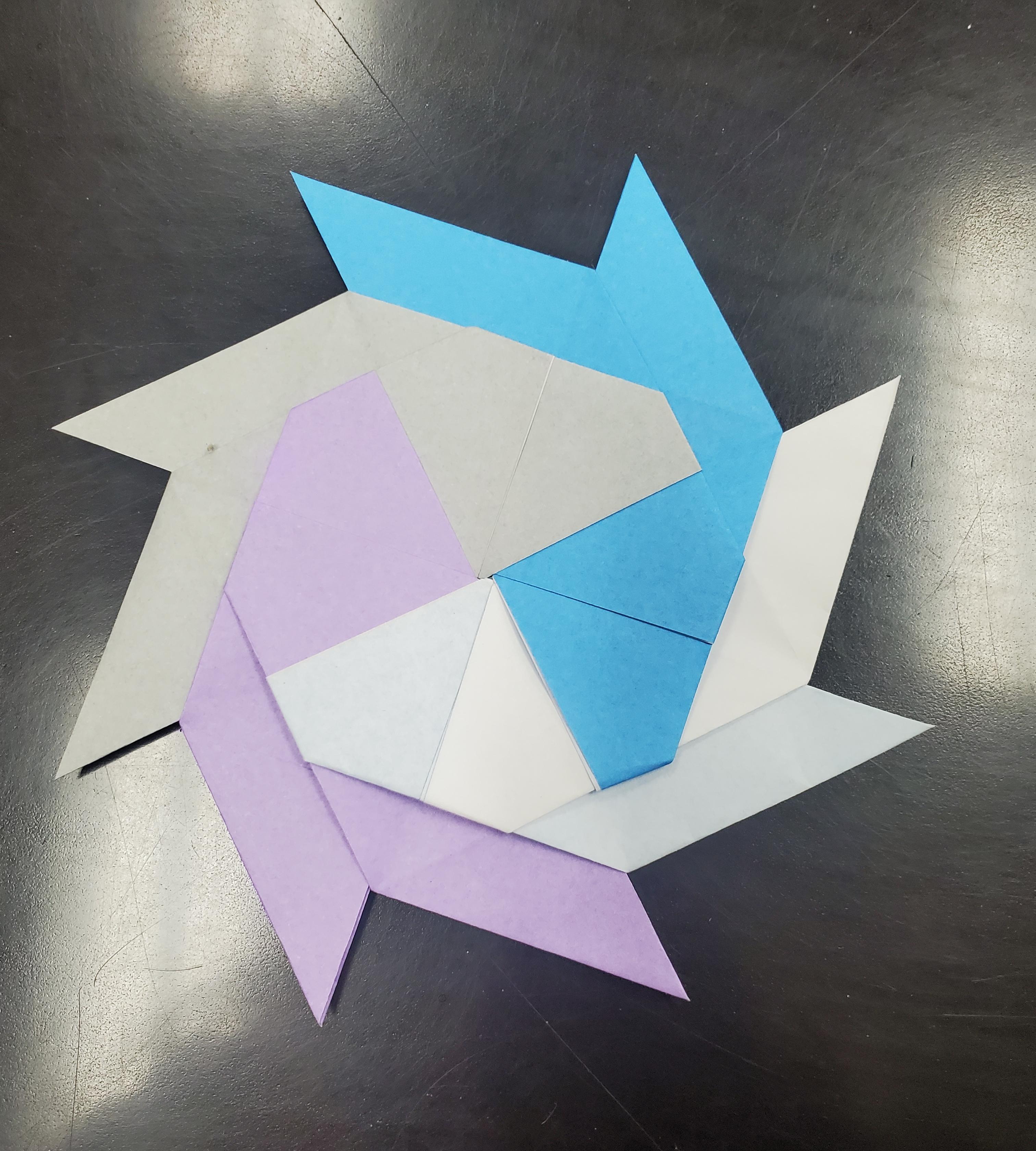 Paper Transforming Ninja Star