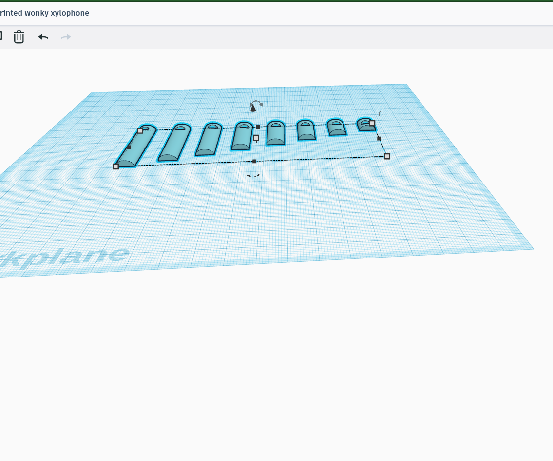 3d Printed Tile Keys for a Custom Single Holed Xylophone