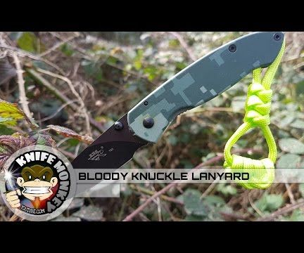 How to Tie the Bloody Knuckle Paracord Knife Lanyard