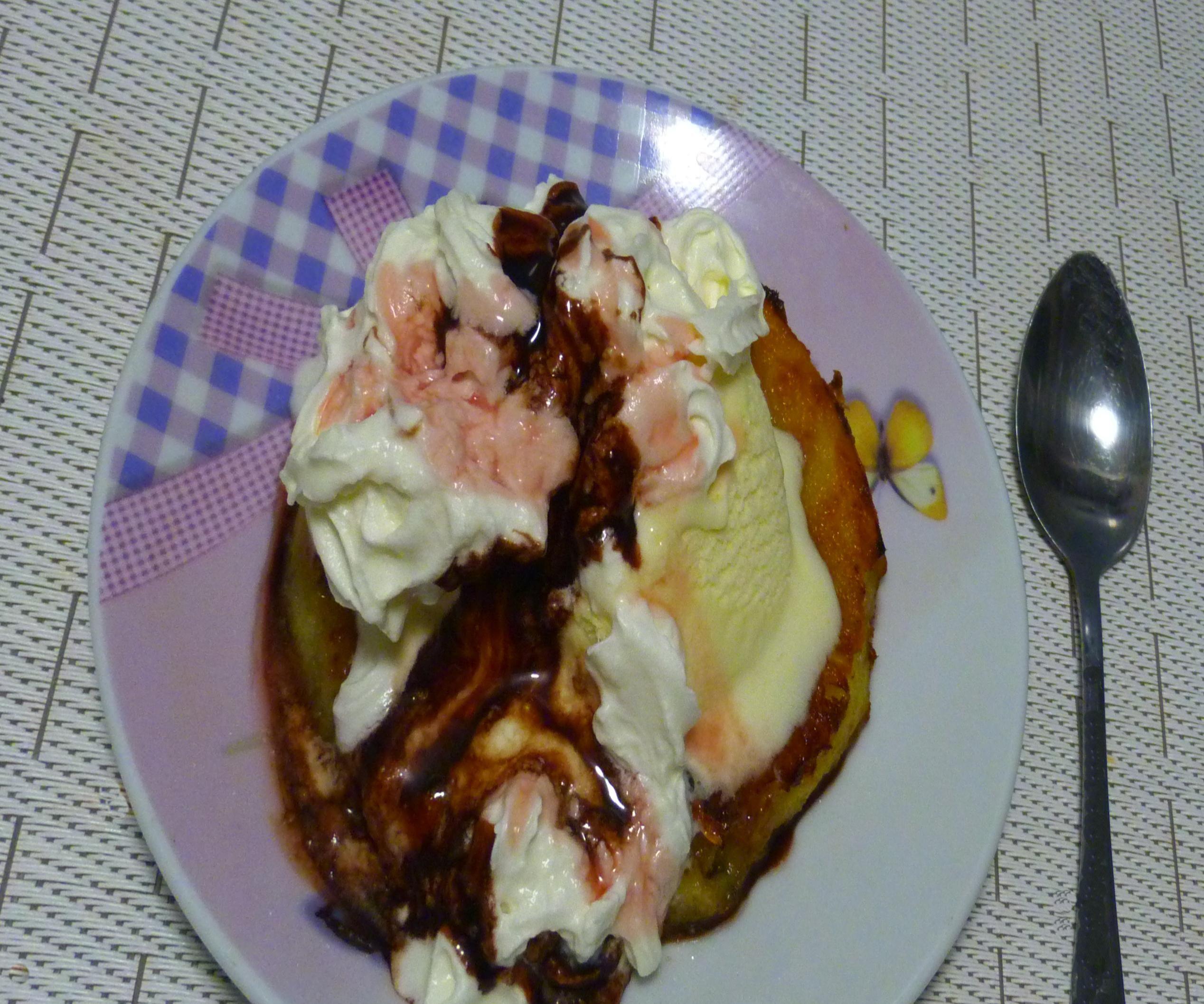 Fried Pineapple Ice Cream