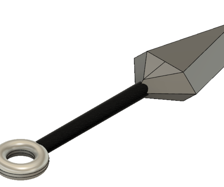 A 3D Printed Kunai