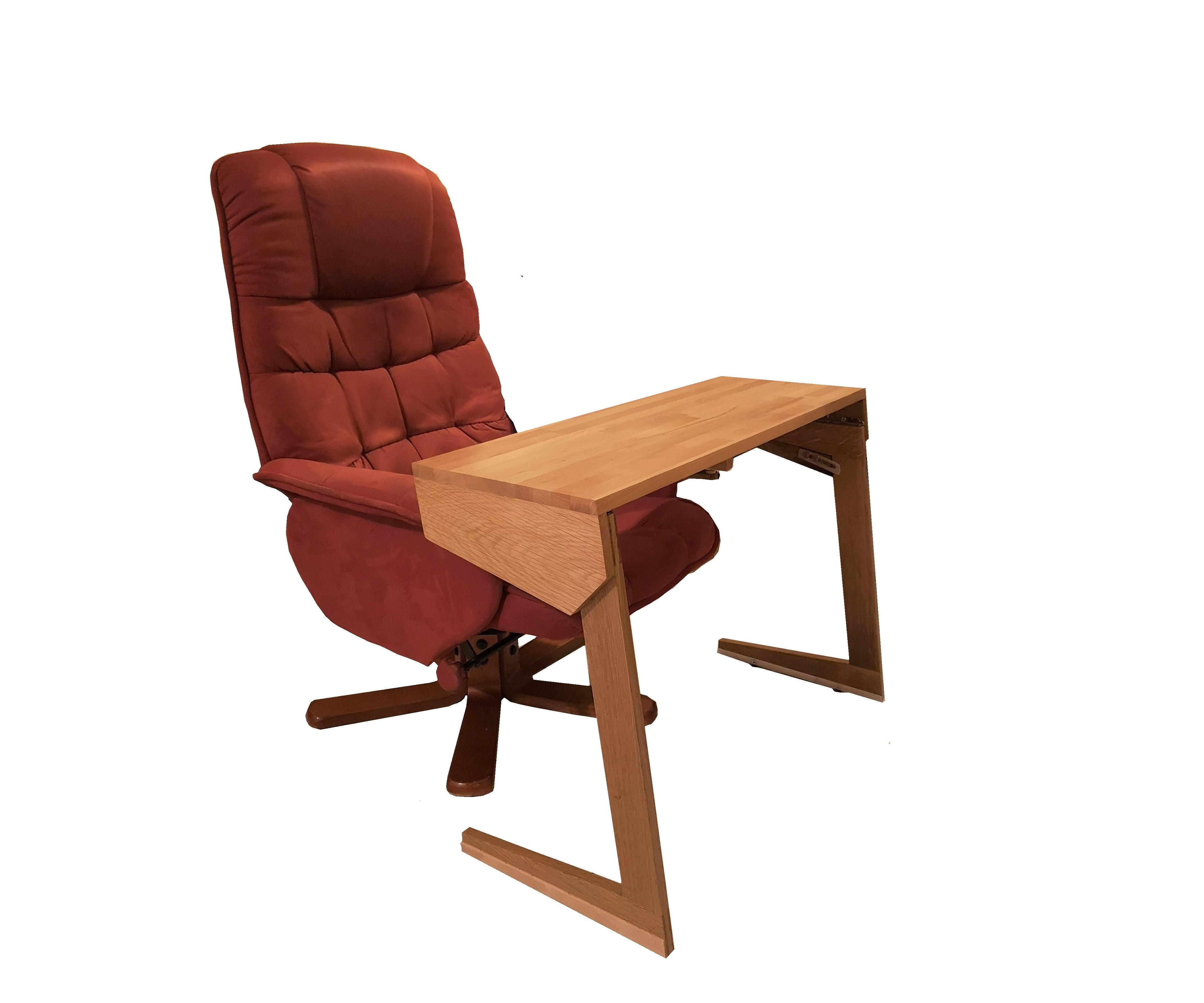 BUREAU PLIABLE POUR FAUTEUIL DE SALON /  FOLDING DESK FOR SALON ARMCHAIR