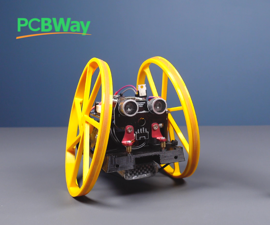 ESP8266 Two Wheel Robot (NodeMCU and Stepper Motor)