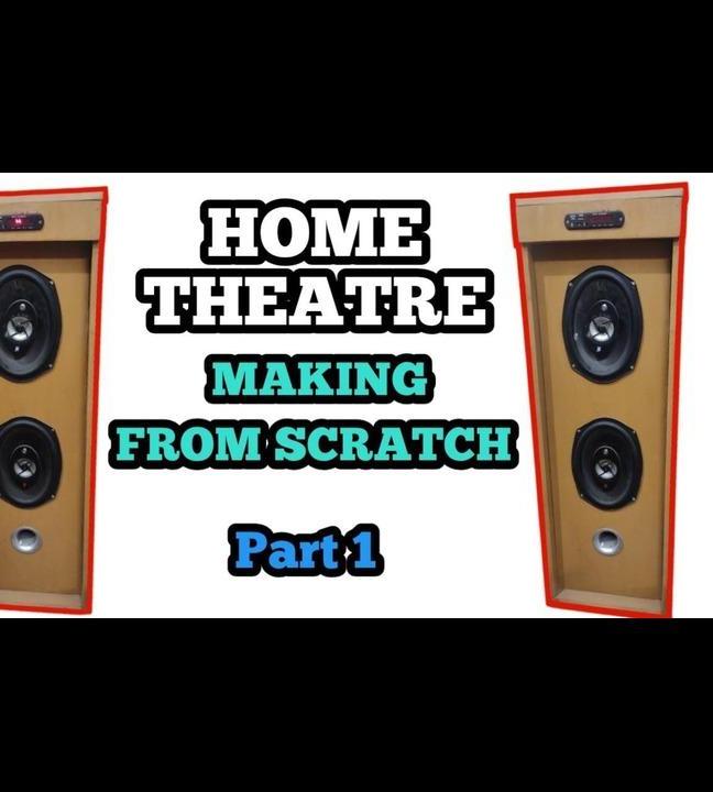 Giant Tower Speaker Made From Scratch