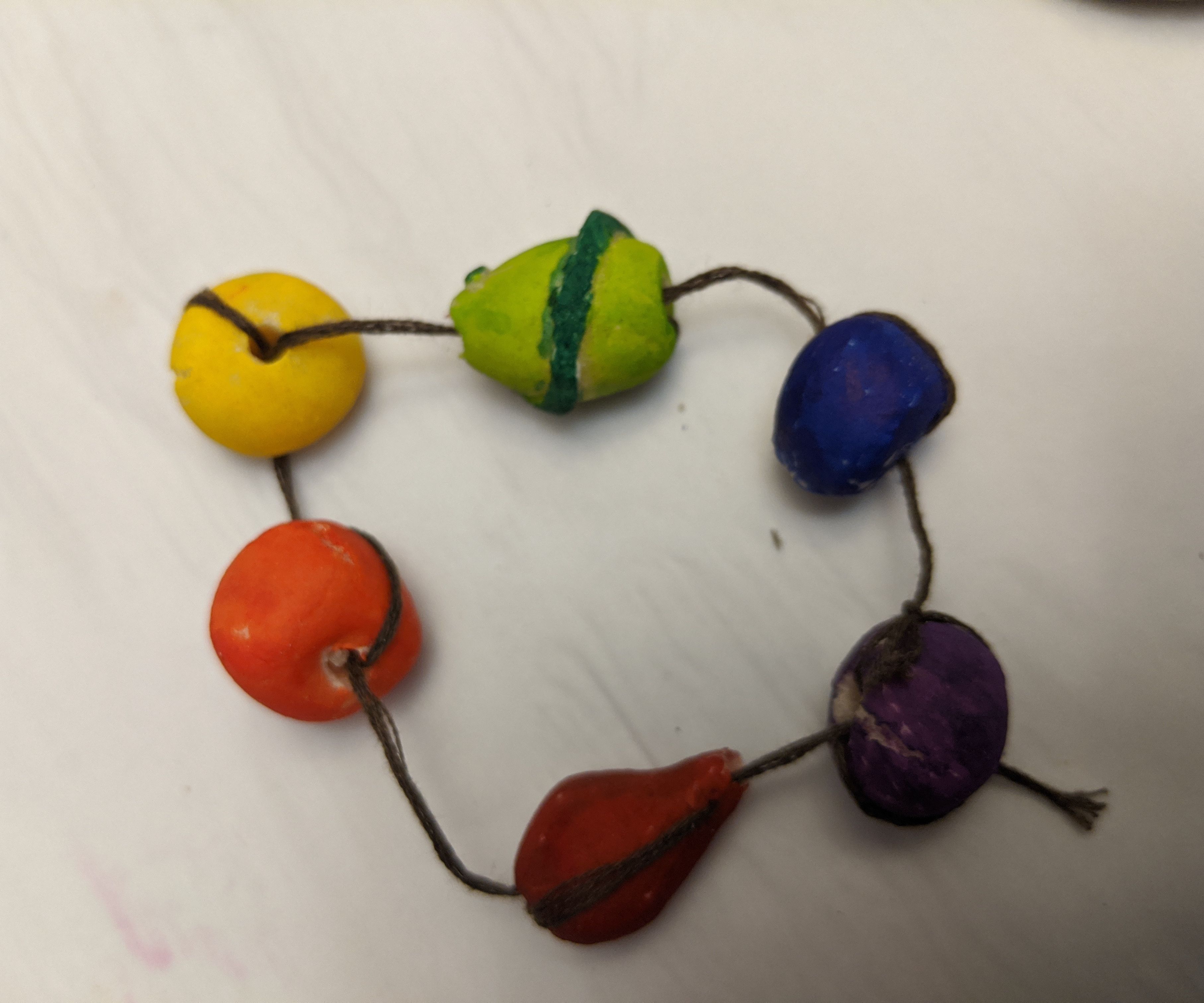 Salt Dough Pride Bracelet