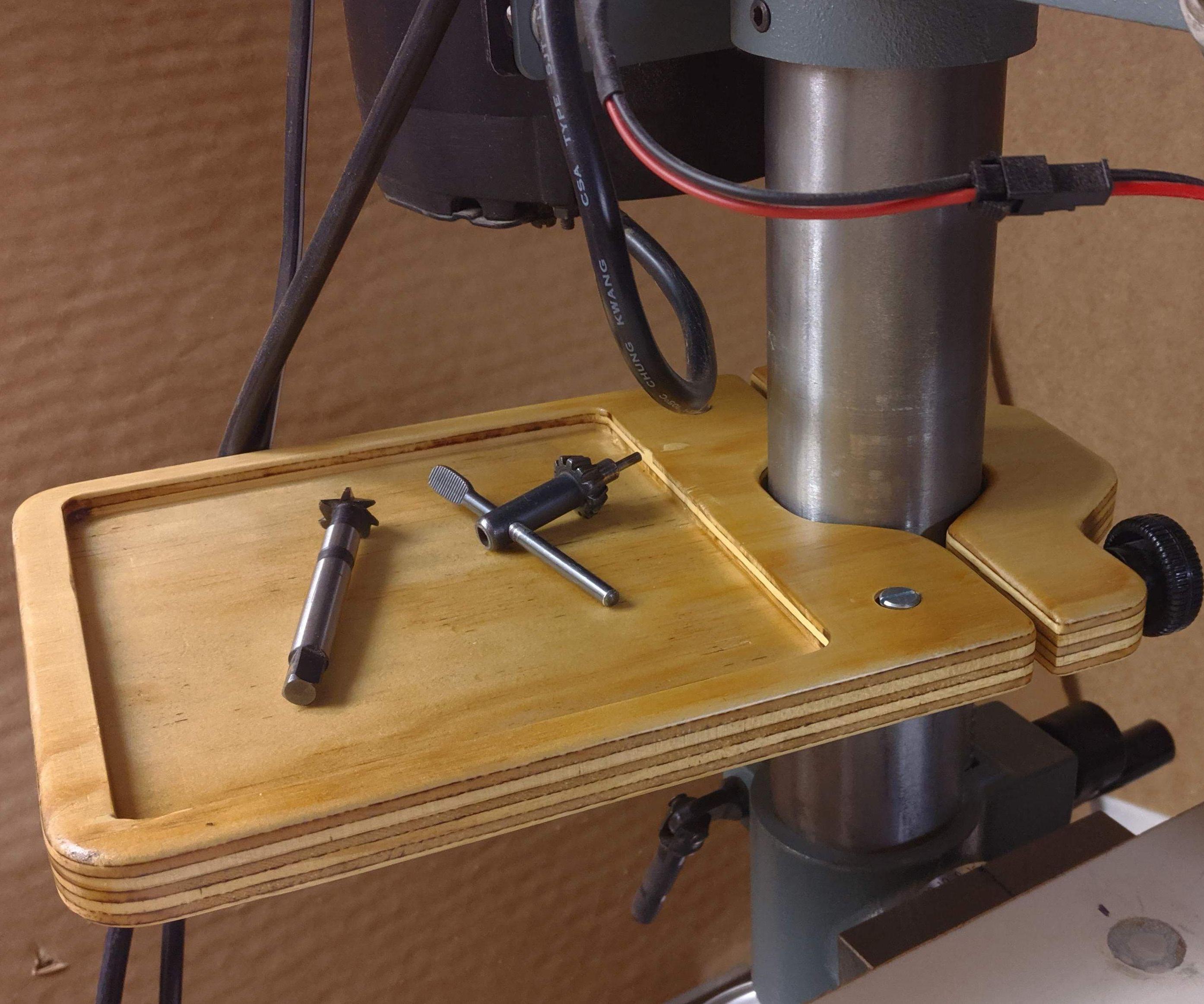 A Simple Drill Press Tray