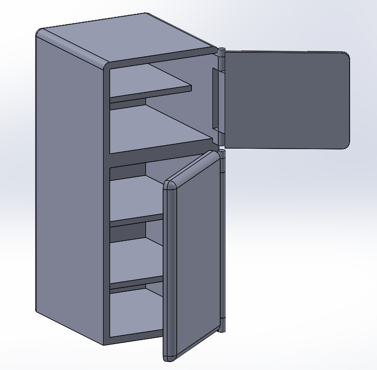 3D Printed Mini-Mini Fridge Assembly