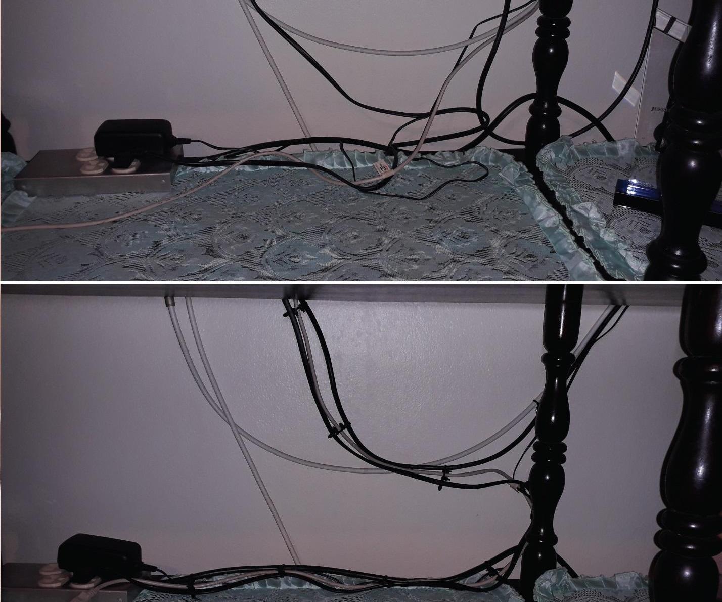 Zip Tie Cable Management 