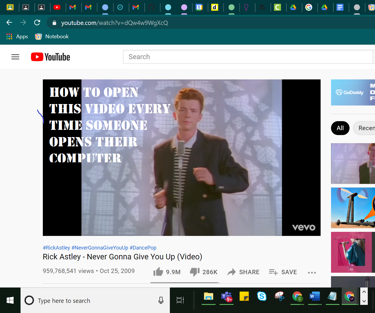 How to Rickroll Someone Every Time They Open Their Computer