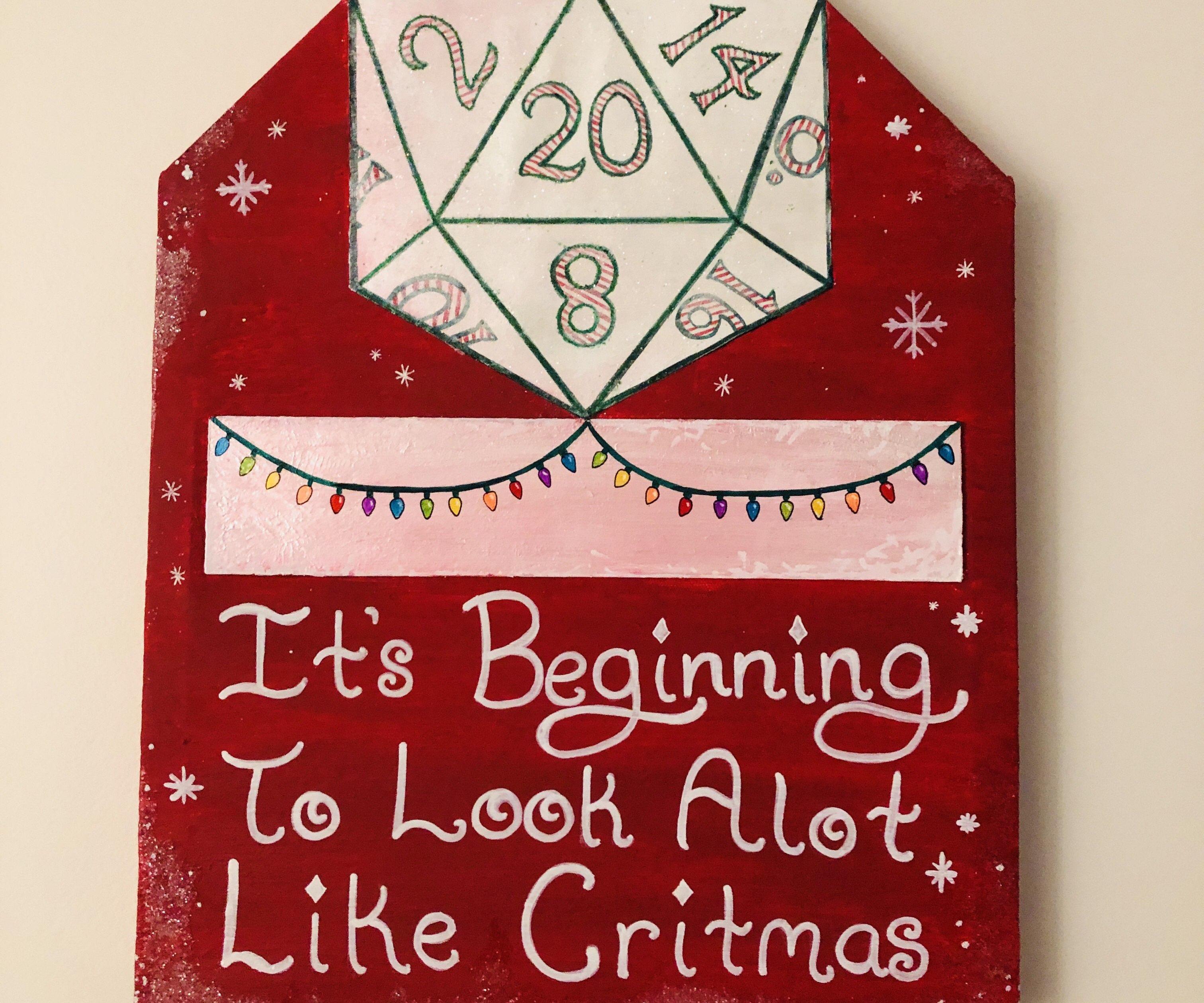 Merry Critmas DND Sign