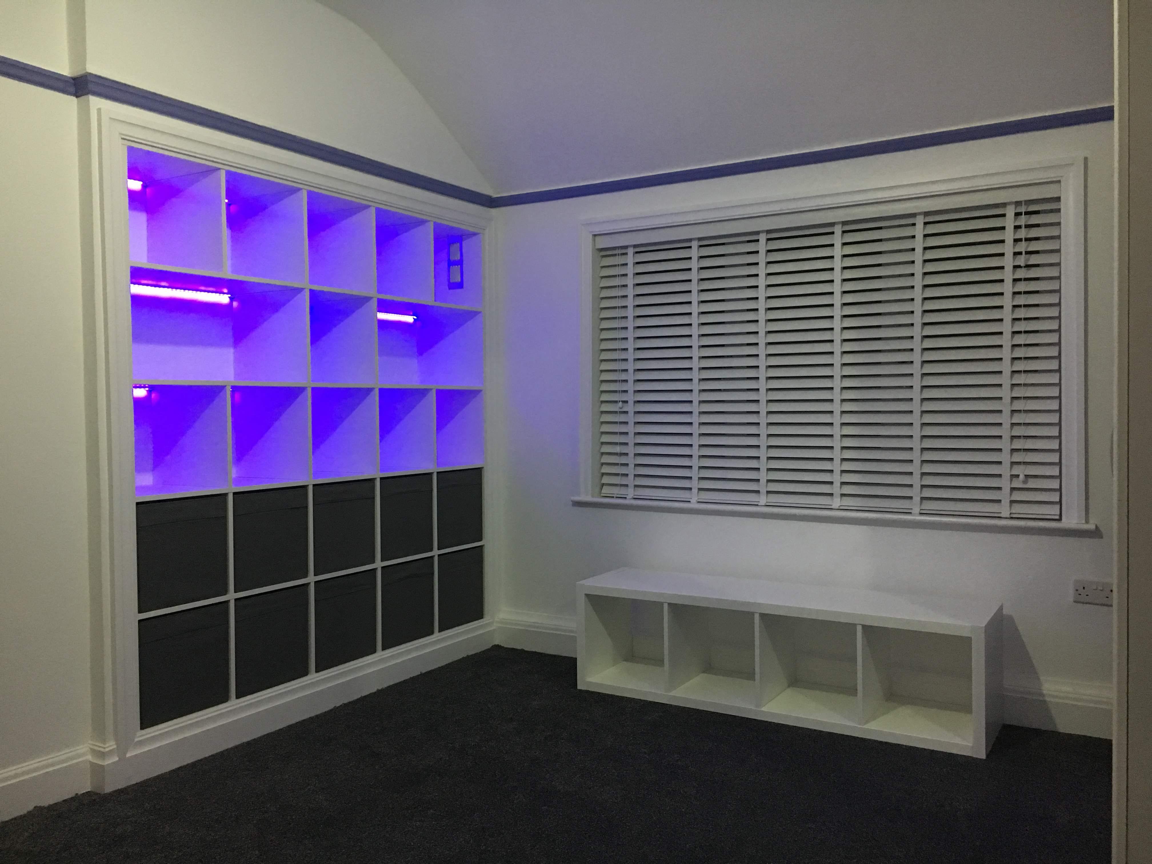 Old Storage Makeover Using Ikea Kallax 5x5 Unit