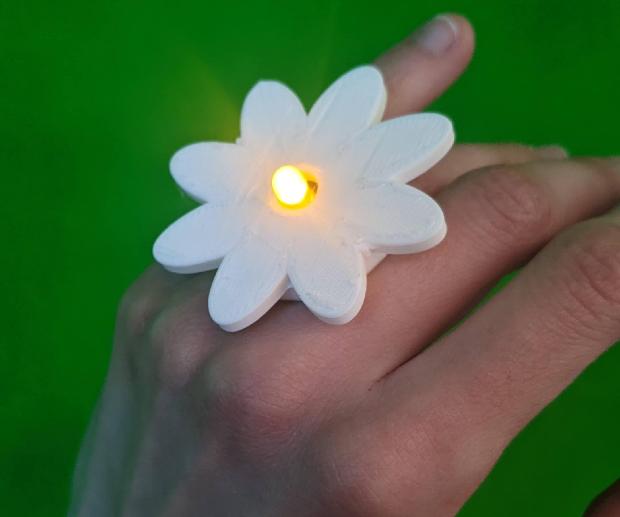 3D Printed Light-Up Ring