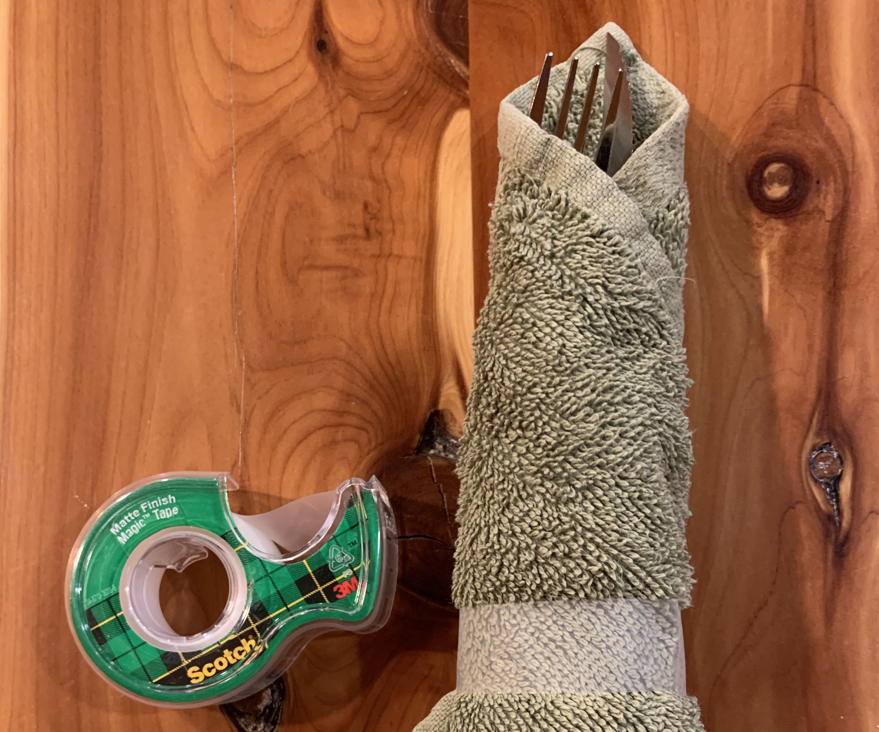 How to Roll Silverware