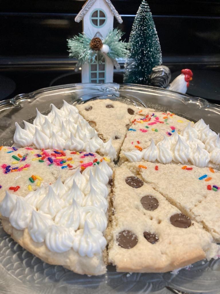 Easy Almond Shortbread Wedge Cookies