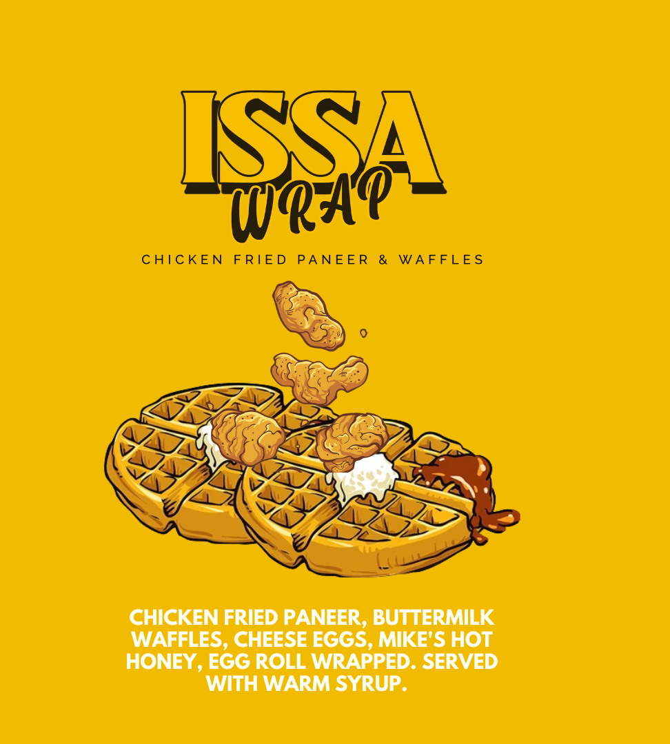 Vegetarian Chicken and Waffles Egg Rolls | Breakfast Egg Rolls