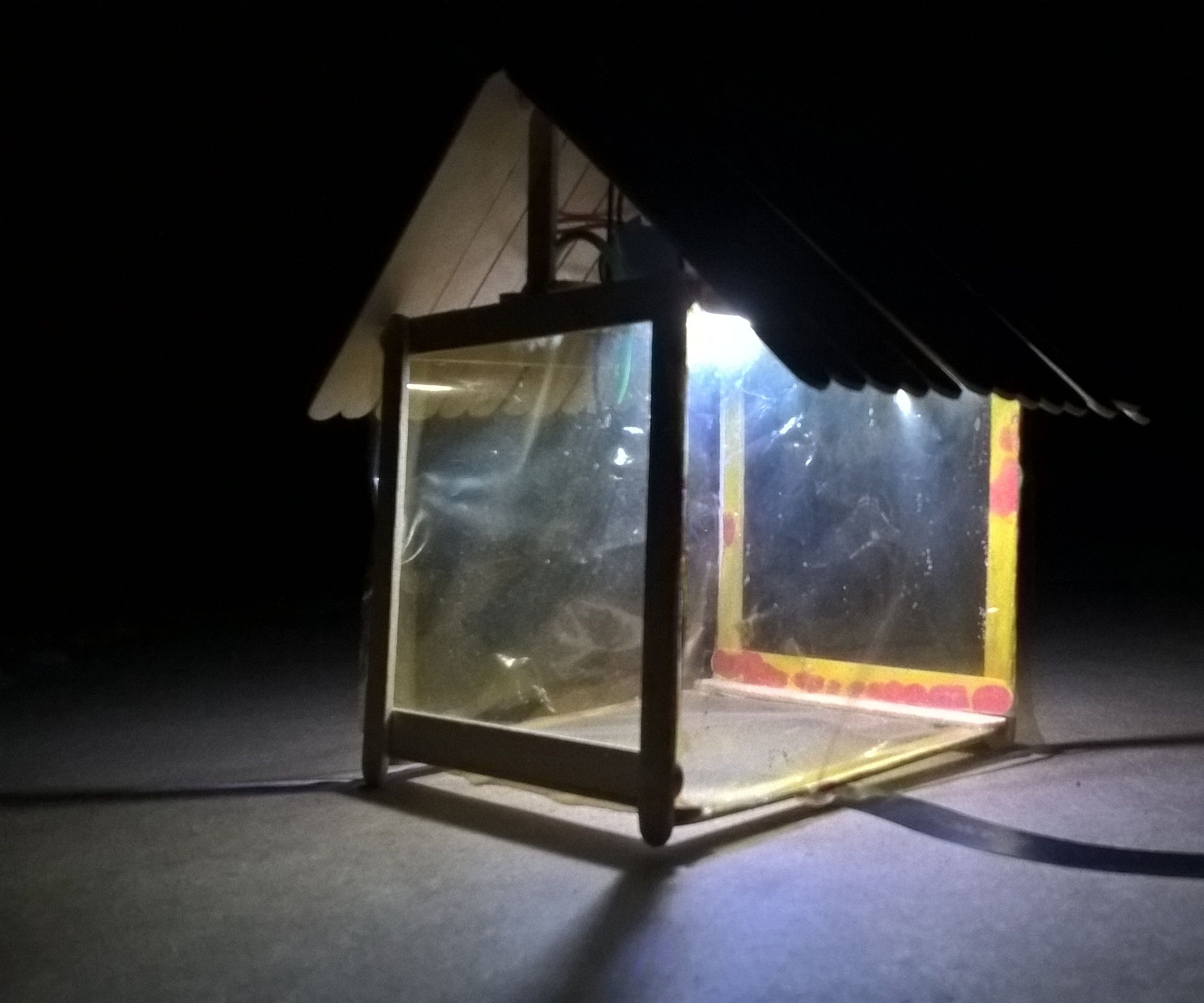 Night Lamp Made With Ice Cream Stick