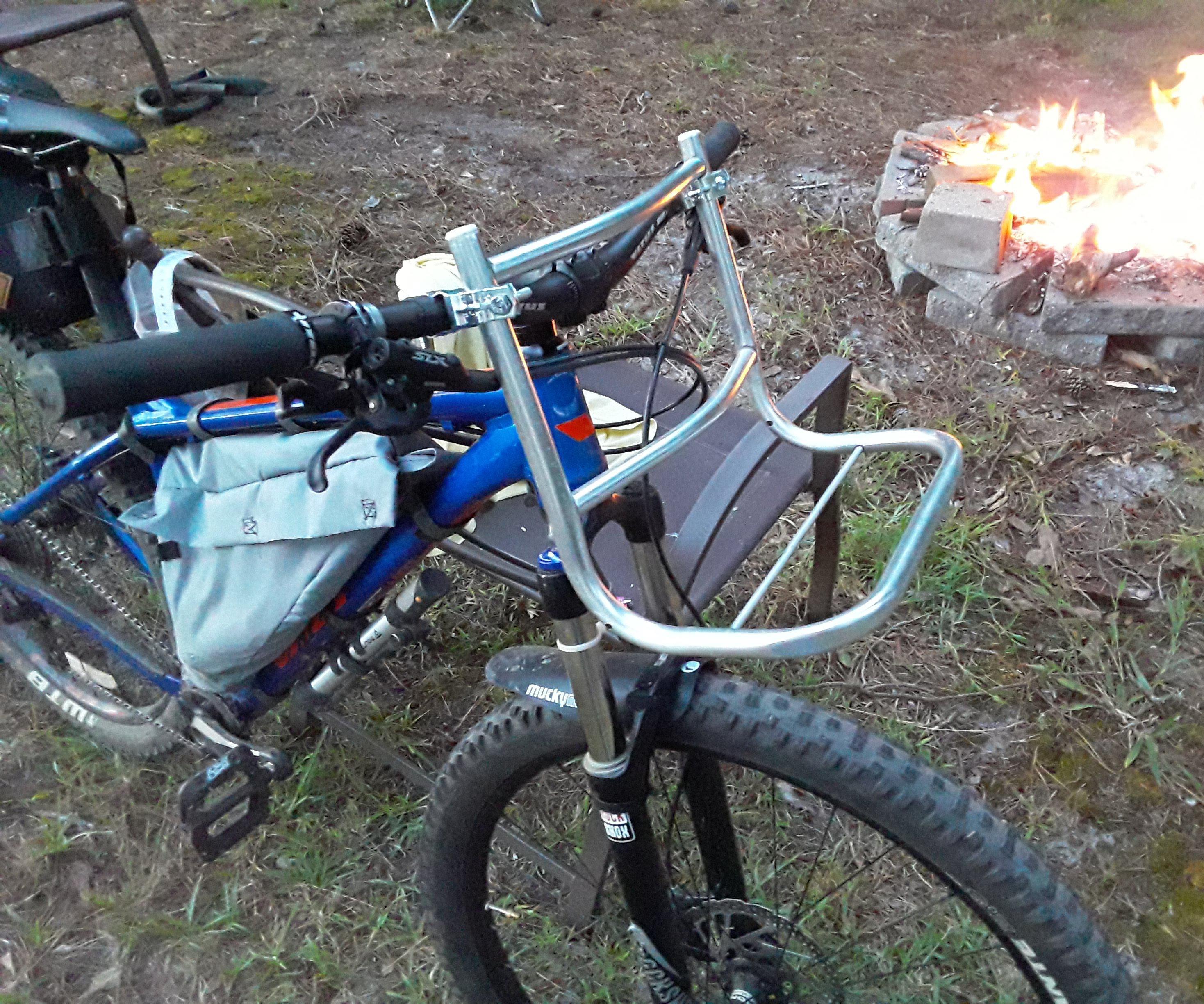 Bicycle Front Gear Rack for Bikepacking