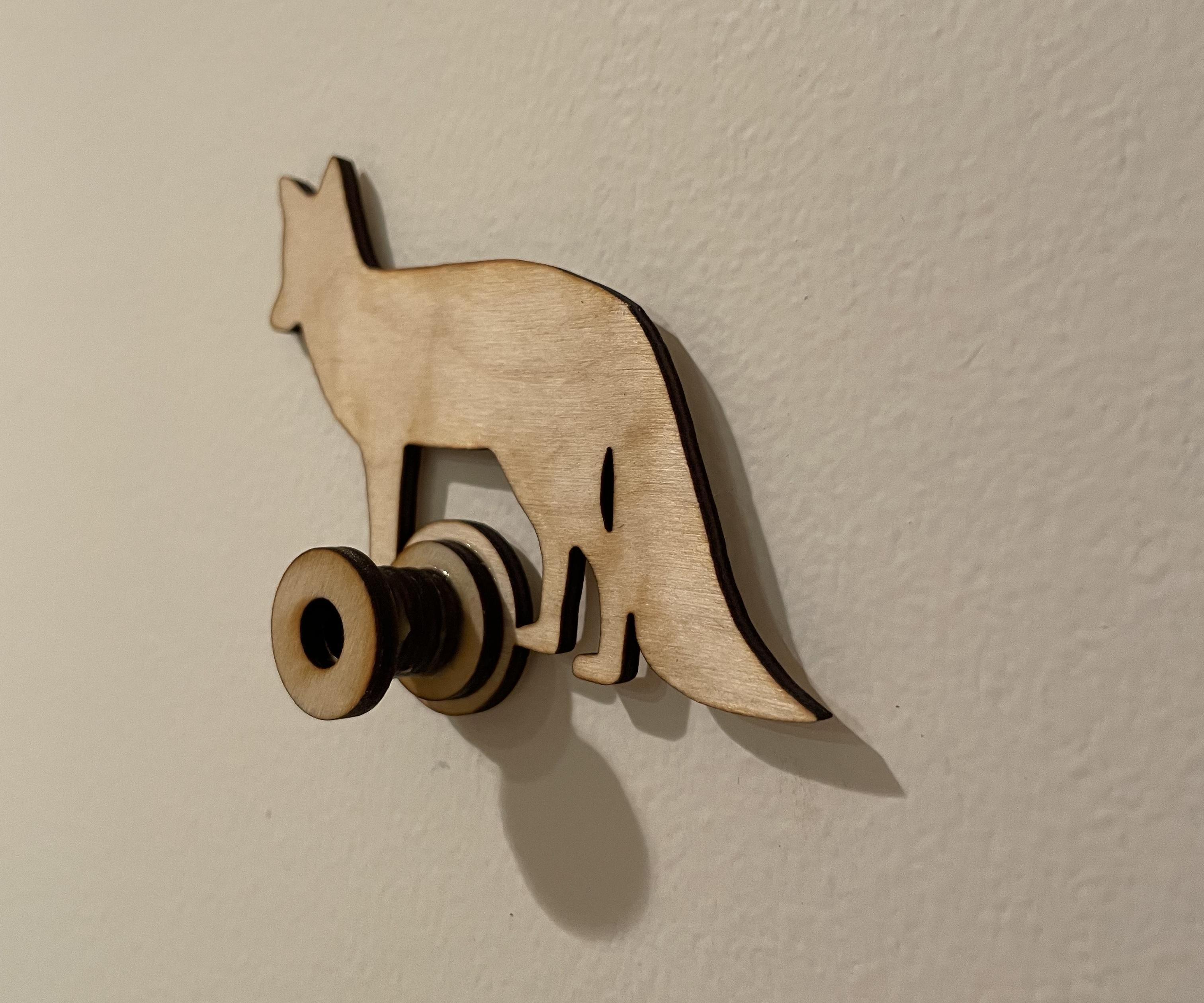 Laser Cut Coat Hooks
