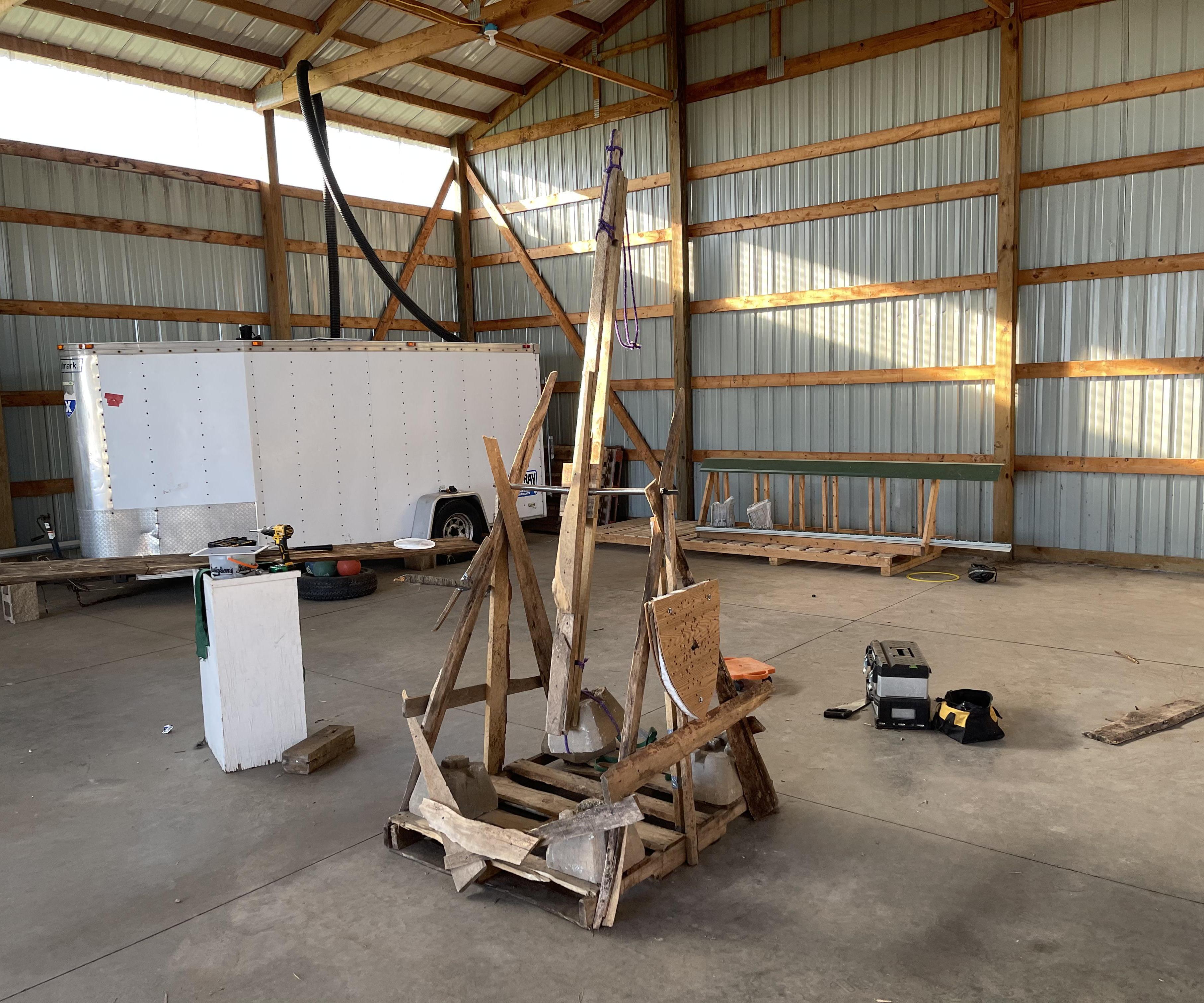 How to Make a Trebuchet Out of Scrap.