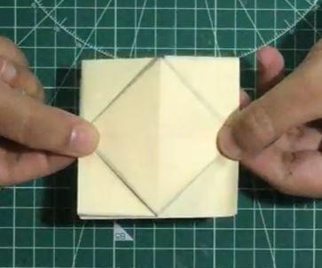 Folded Surprise: Paper Greeting Card