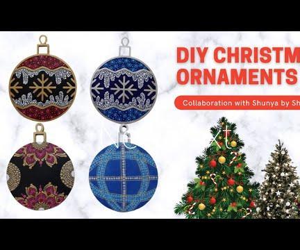 How to Dot Paint DIY Christmas Baubles Ornaments 2020