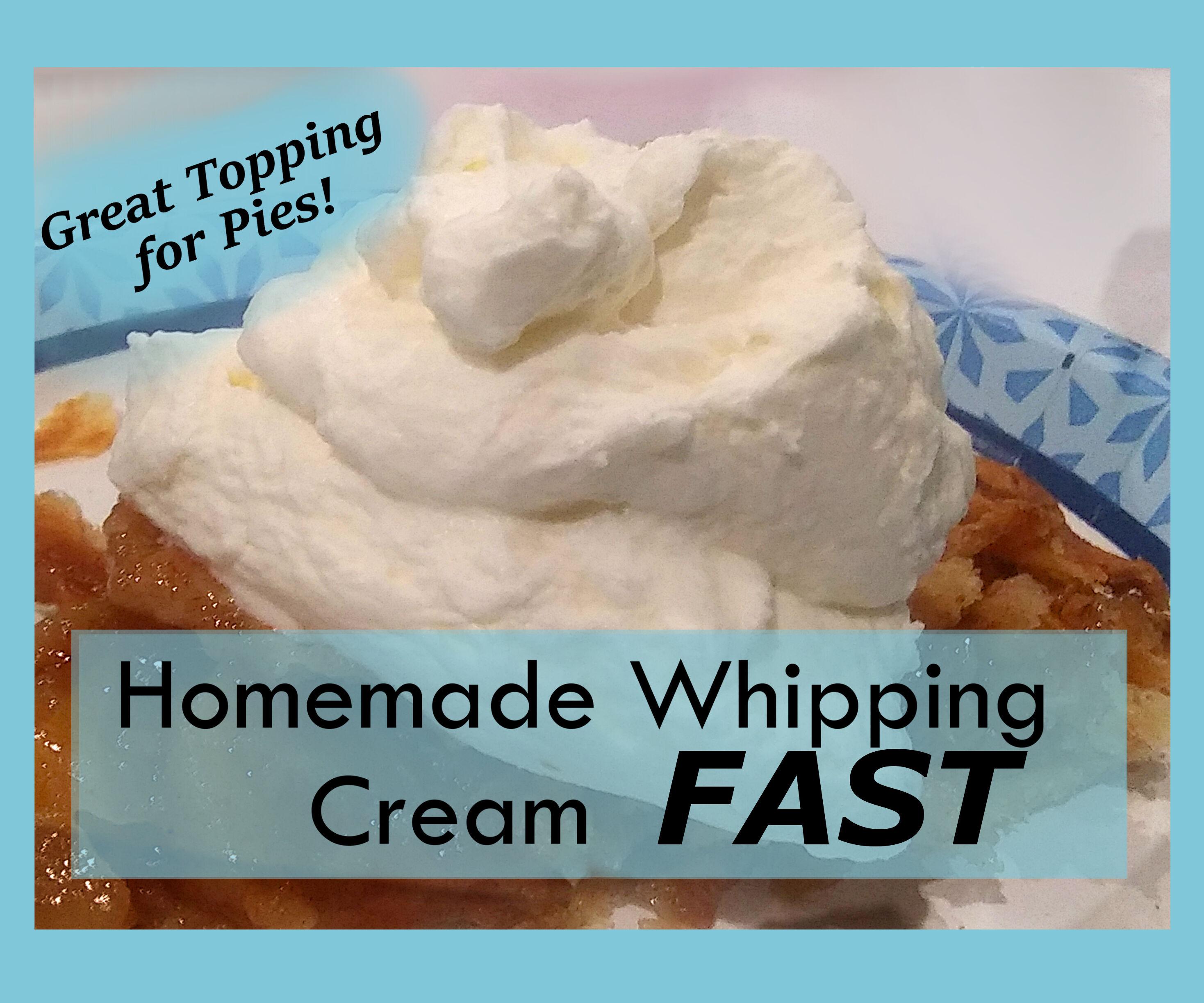 Homemade Whipped Cream FAST: Easiest Hack