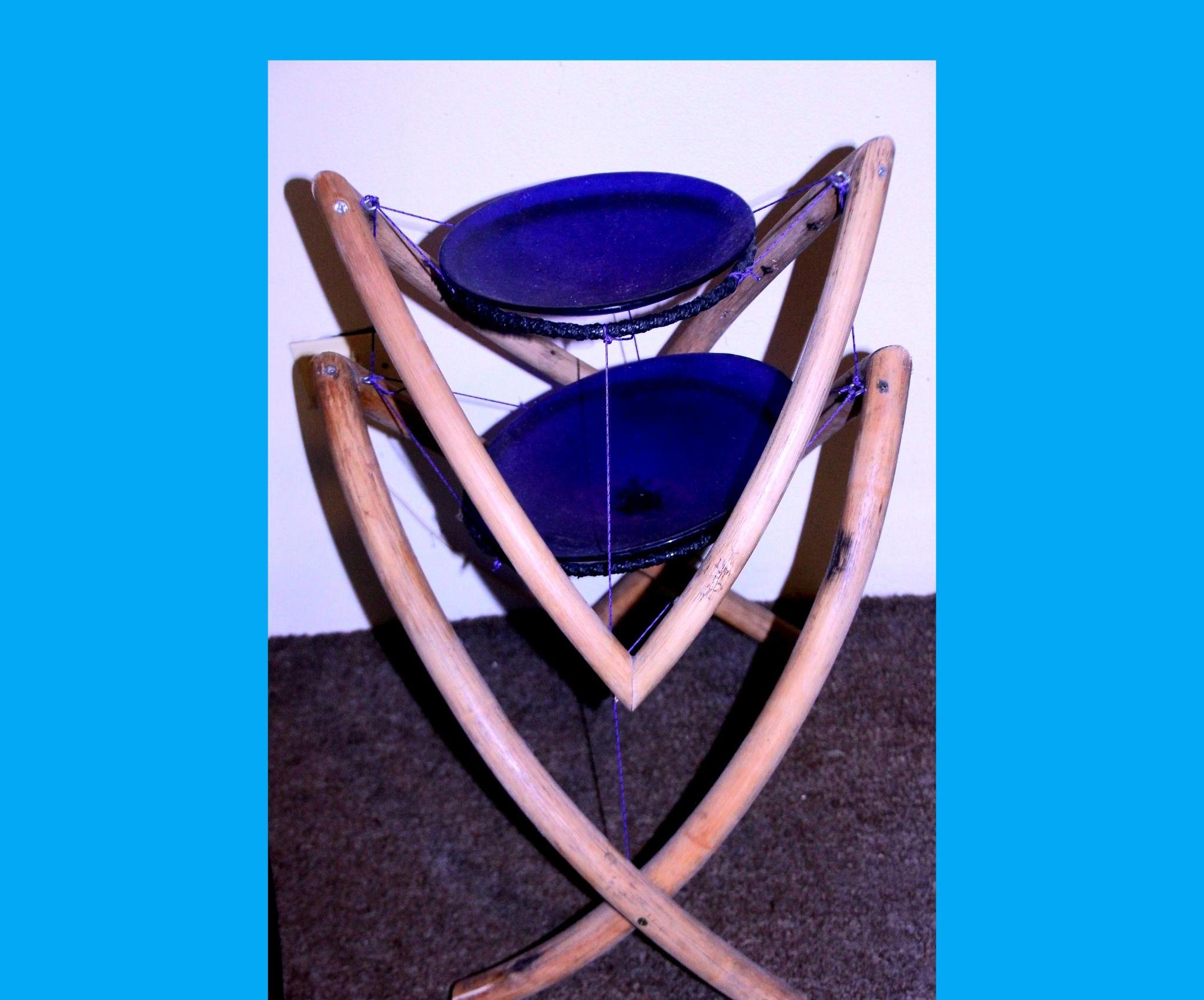 Tensegrity Fruit Bowl Stand 