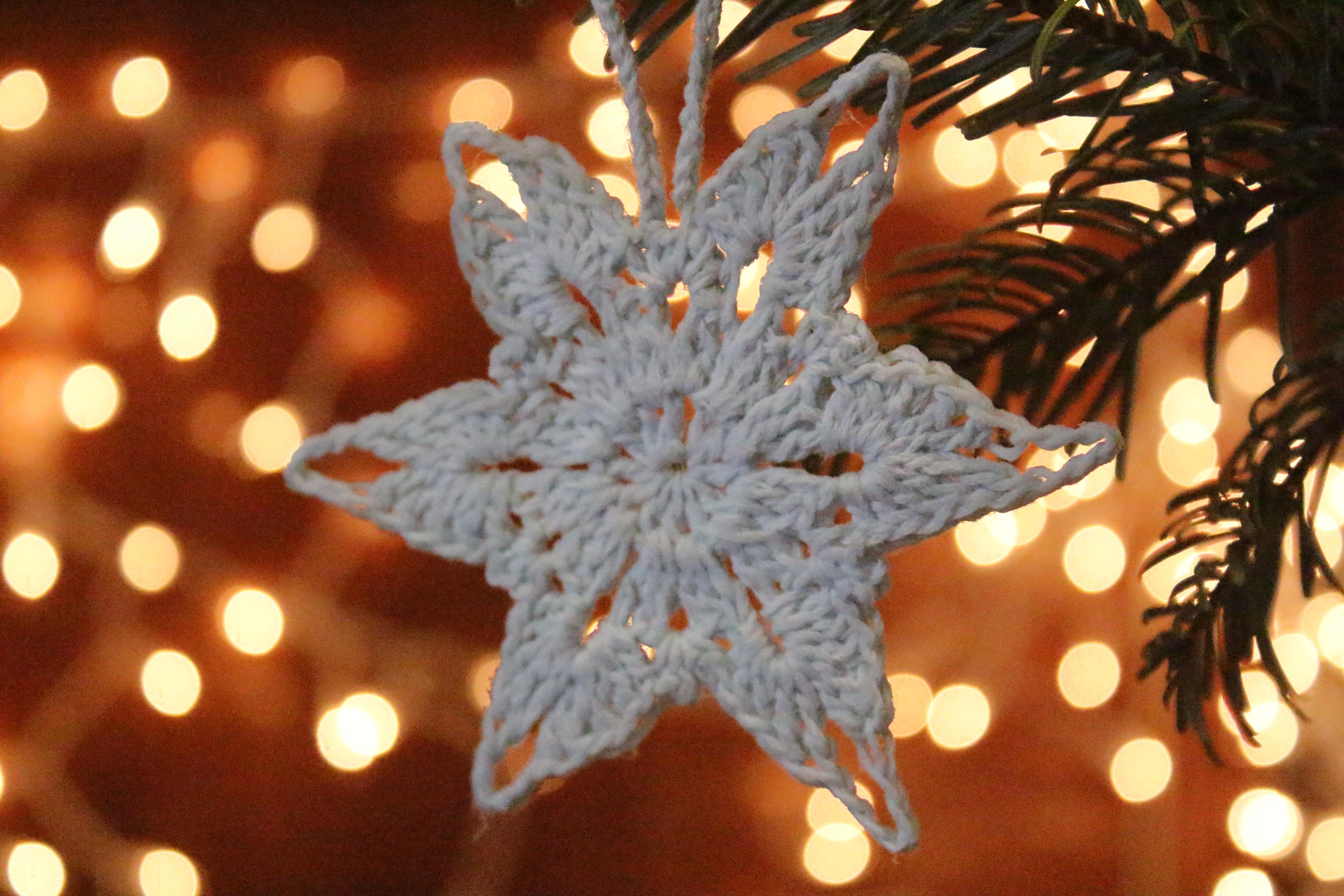 Crocheted Lace Snowflake