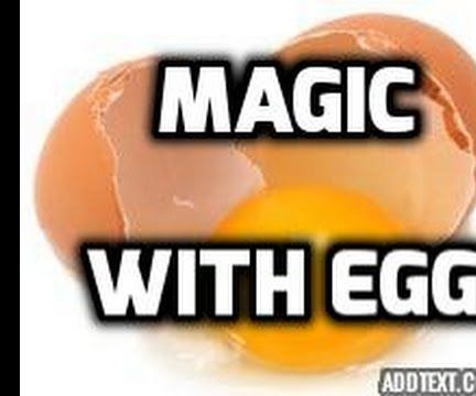 How to Do Advanced Magic Trick With a Egg