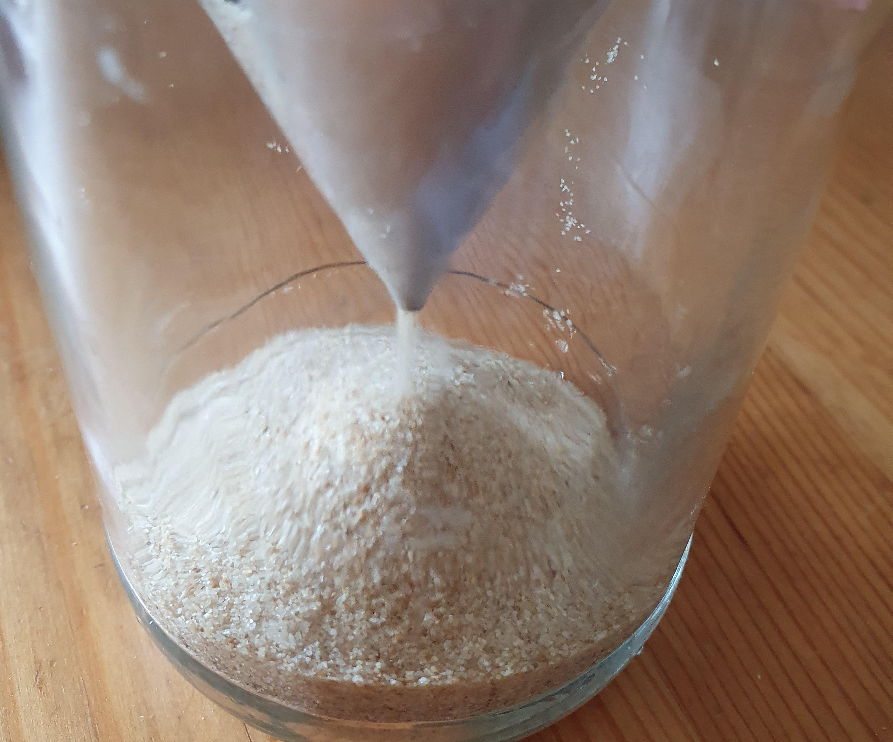 Conserve Water With an Olive Jar Hourglass.