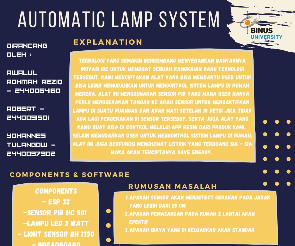 AUTOMATIC LAMP