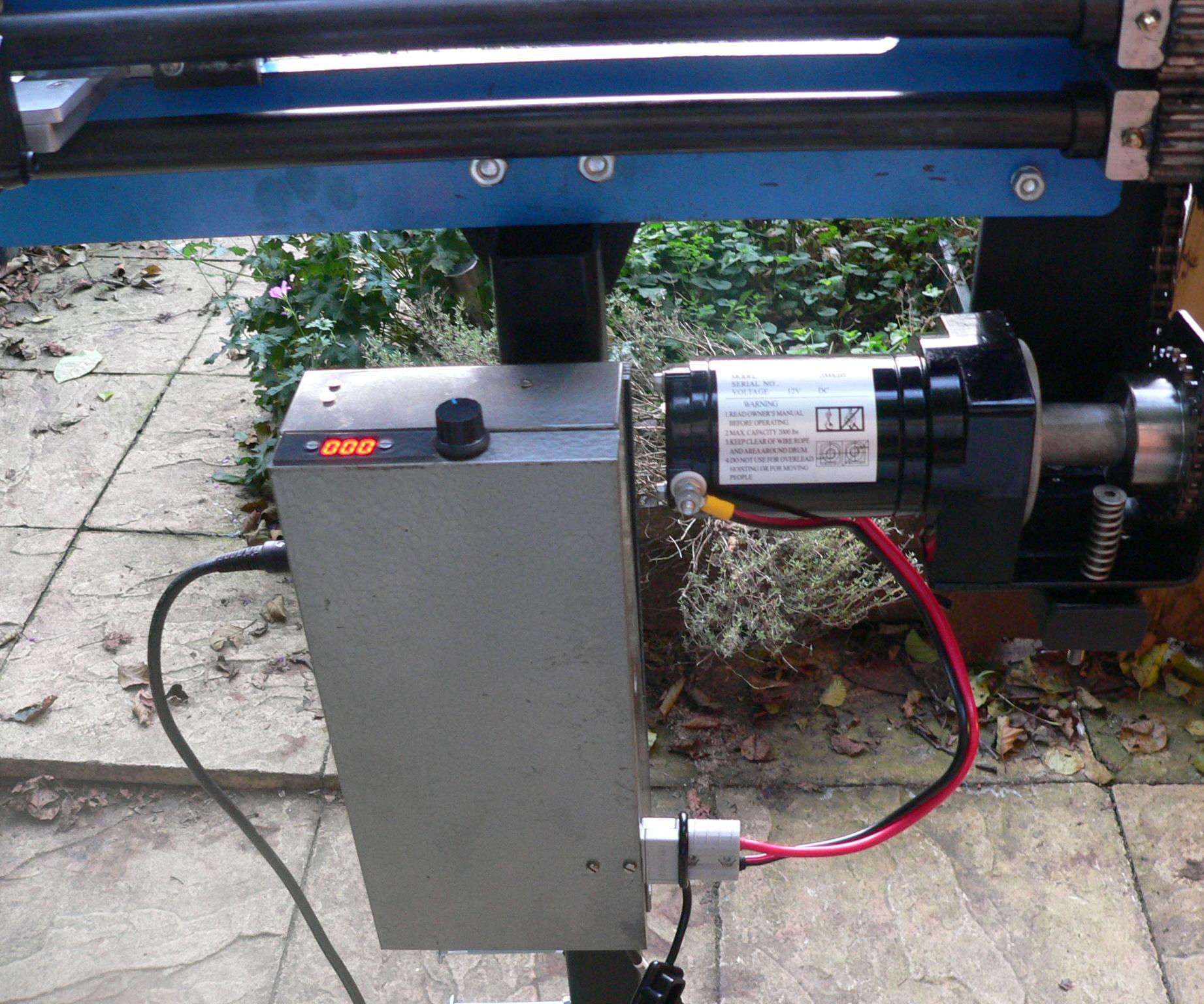 Motorising a Bead Roller