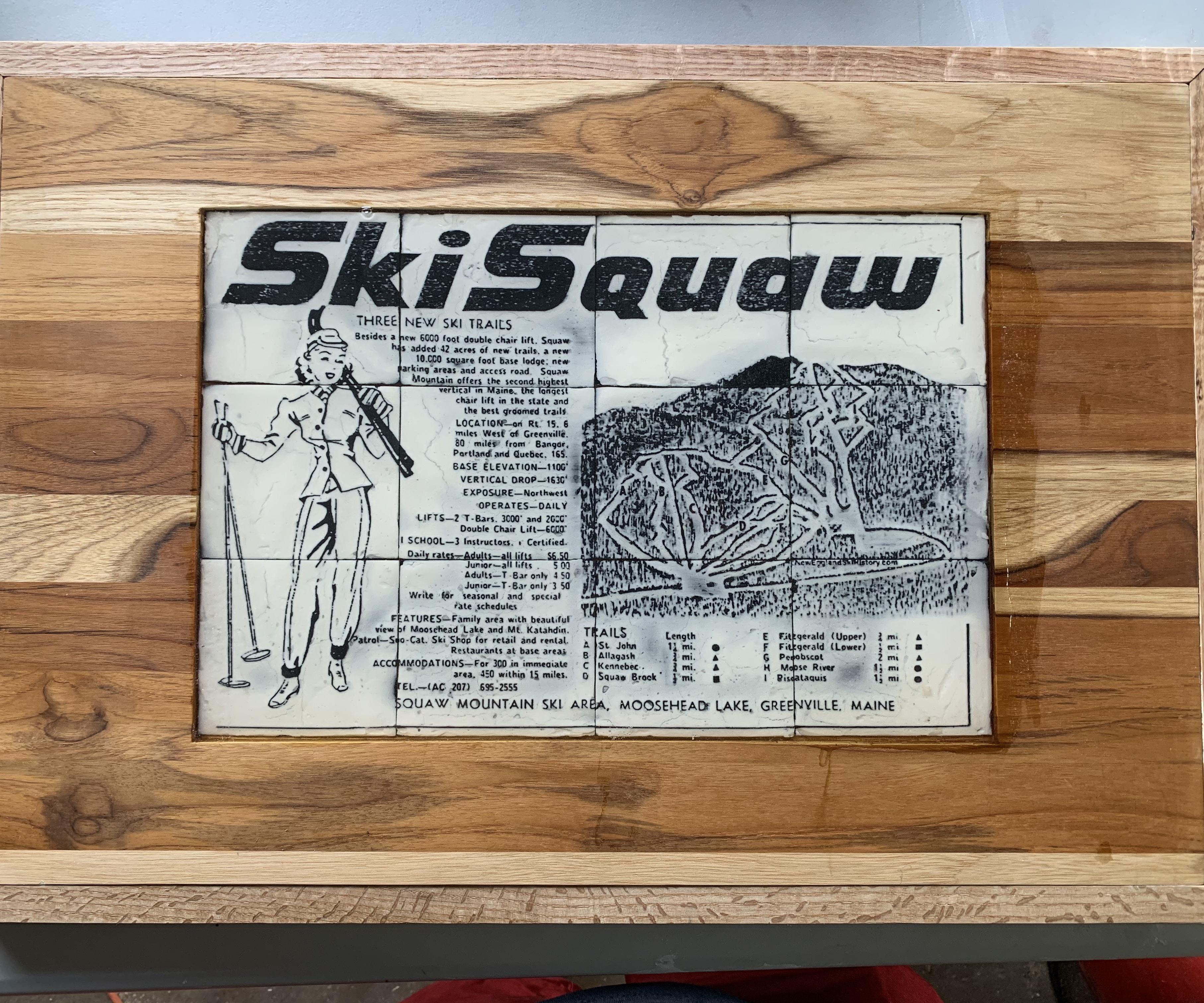 Table With 3D Printed Tile Inlay