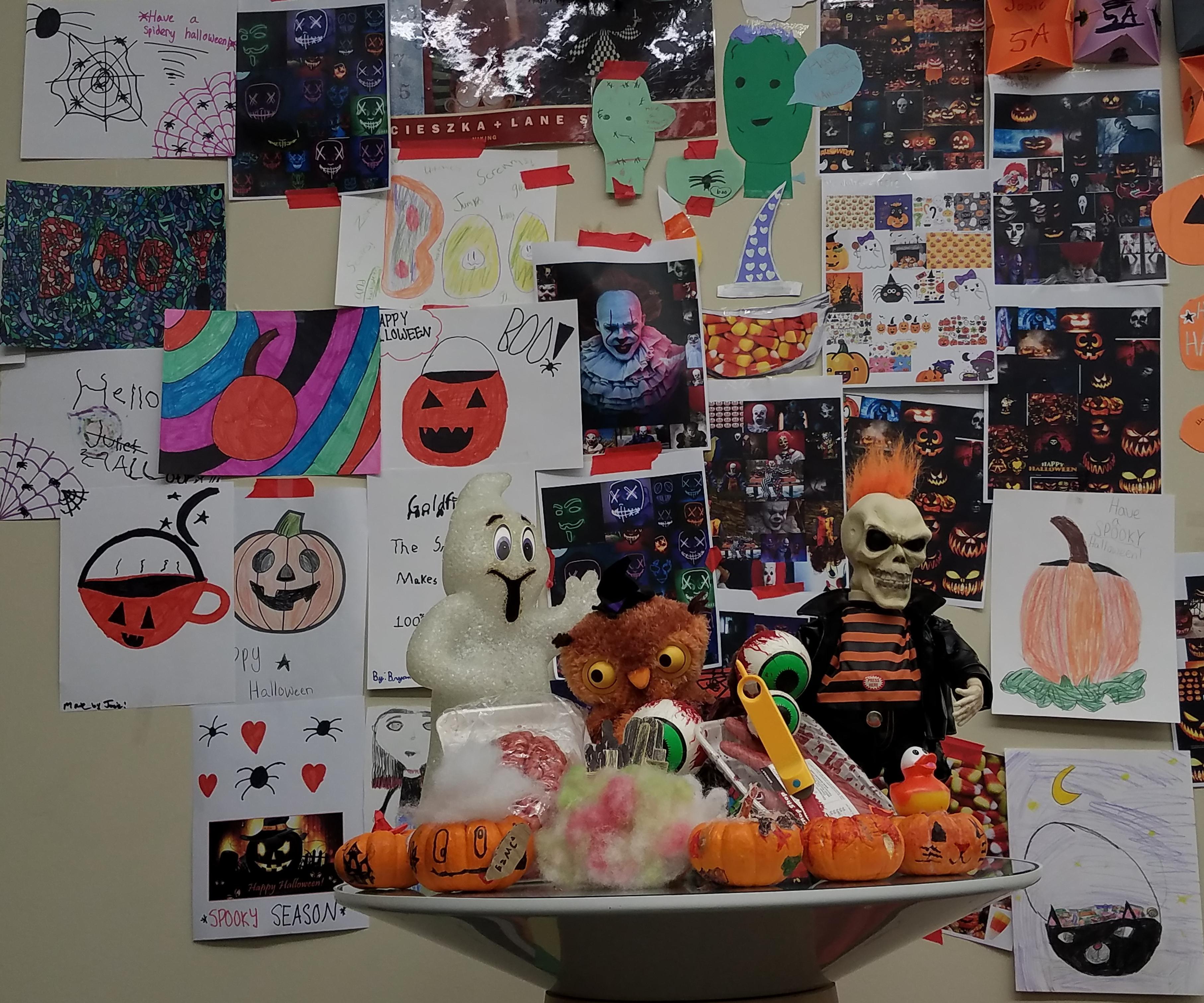 Elementary School Classroom Halloween Wall