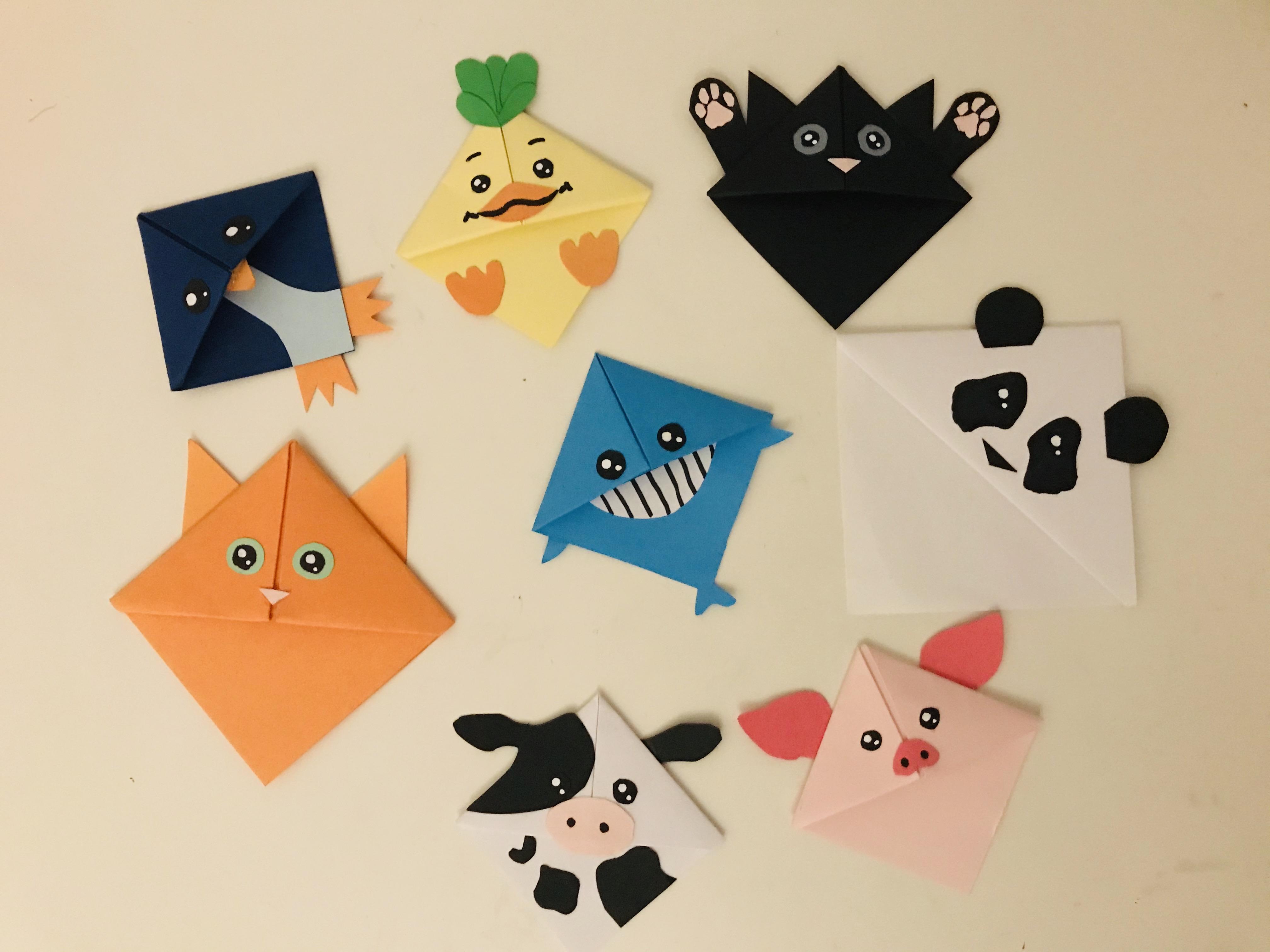 Cute Origami Bookmarks