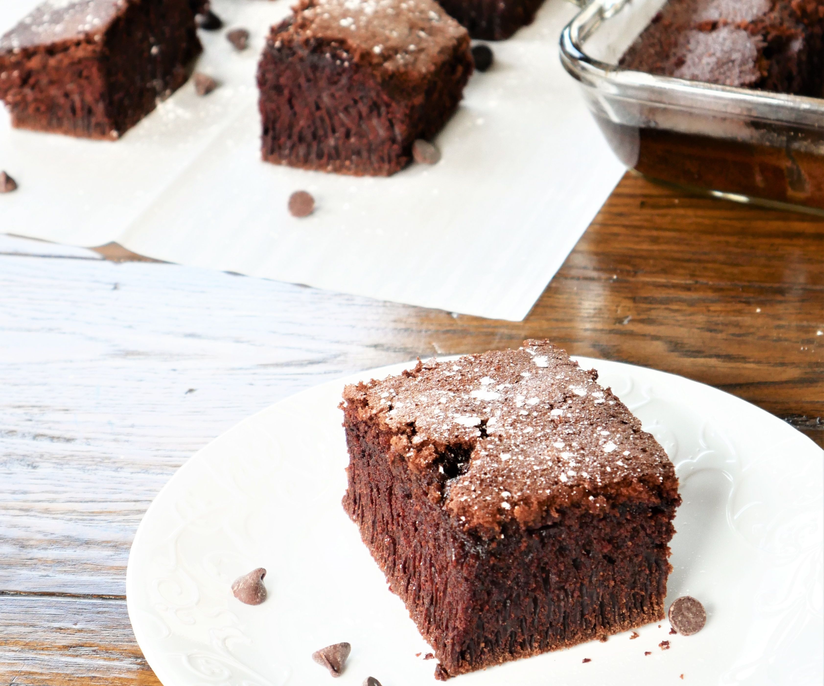 Fluffy GLUTEN FREE Chocolate Sheet Cake