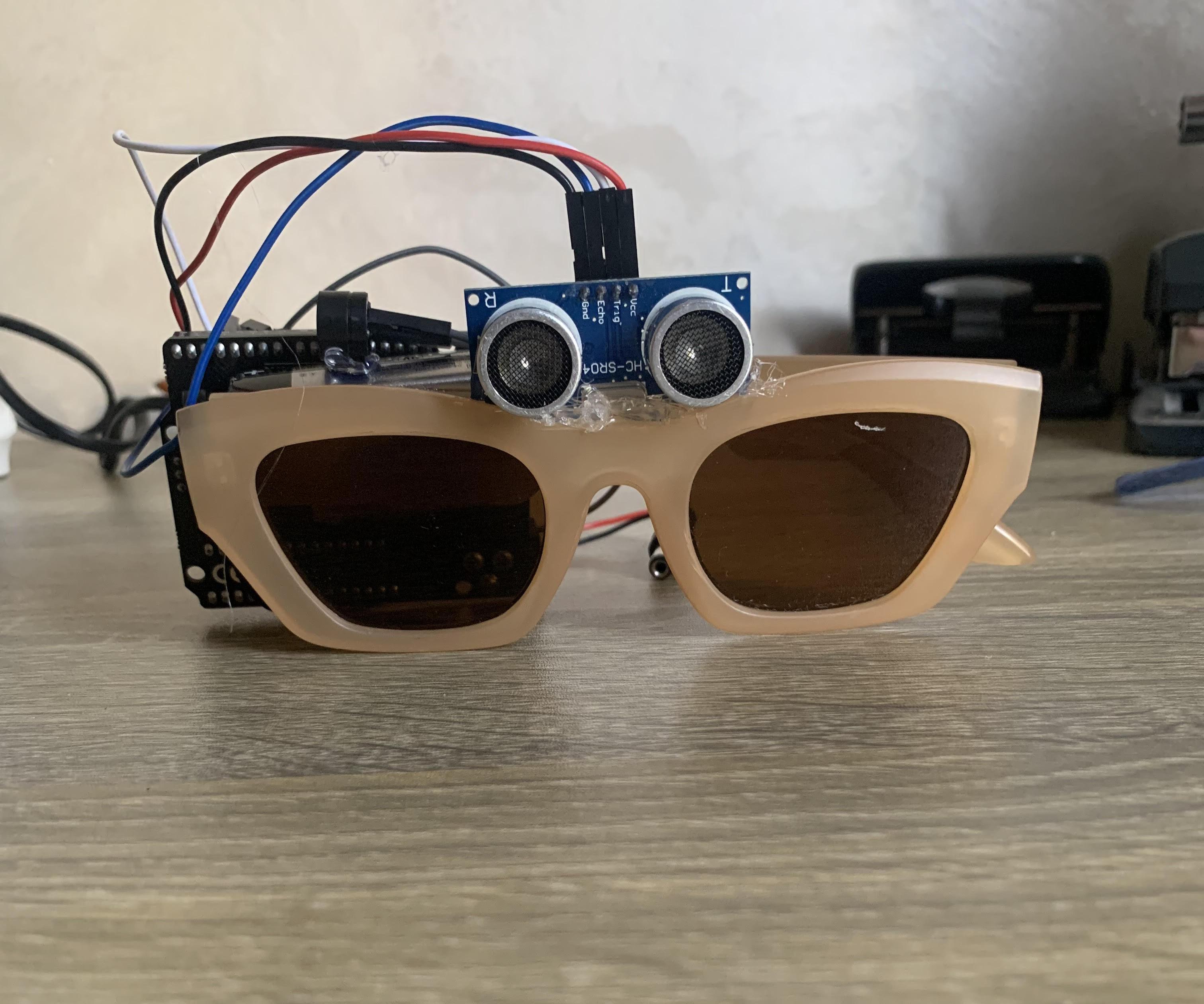 Ultrasonic Glasses for Blind People