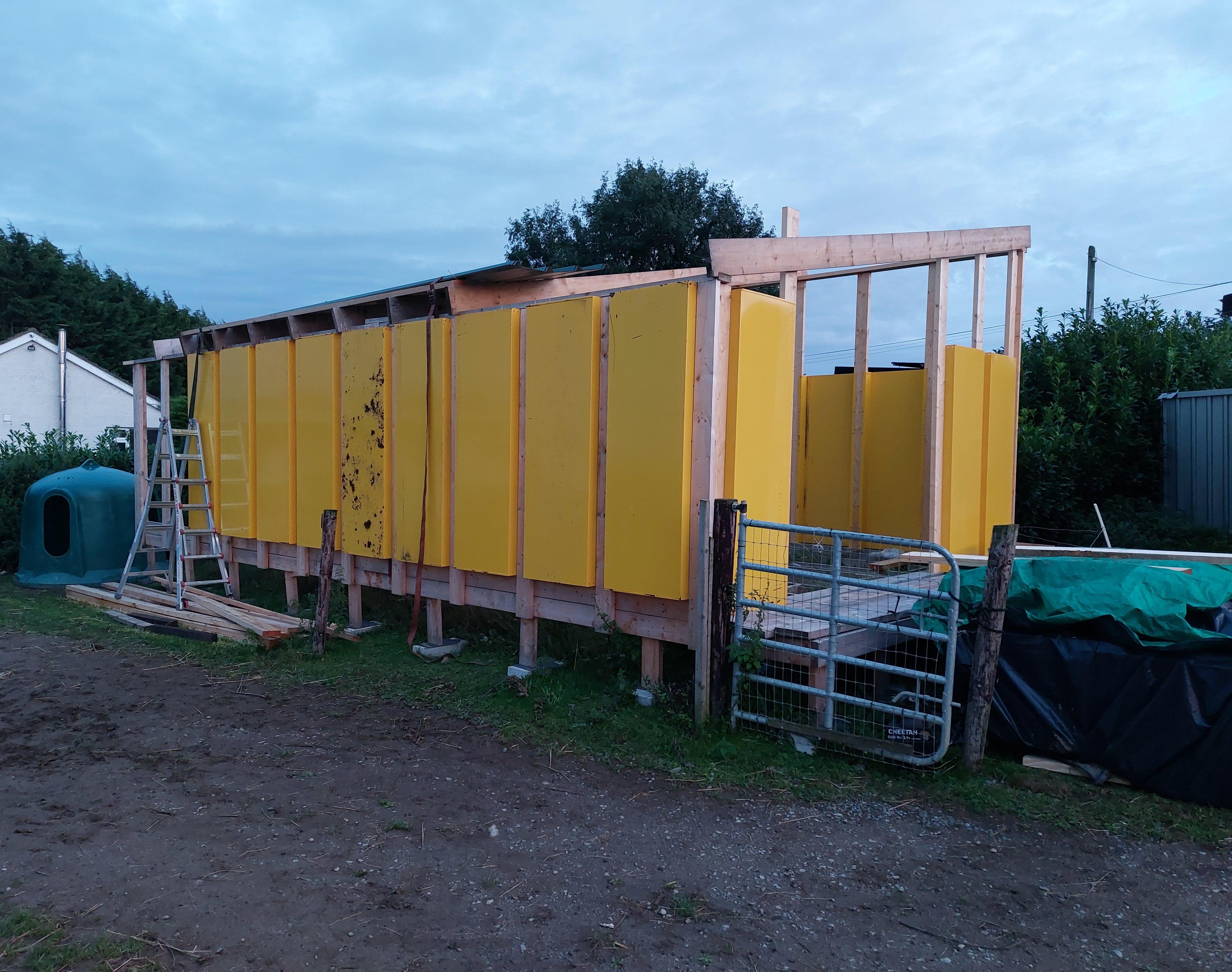 Woodshop From Fully Reclaimed Components