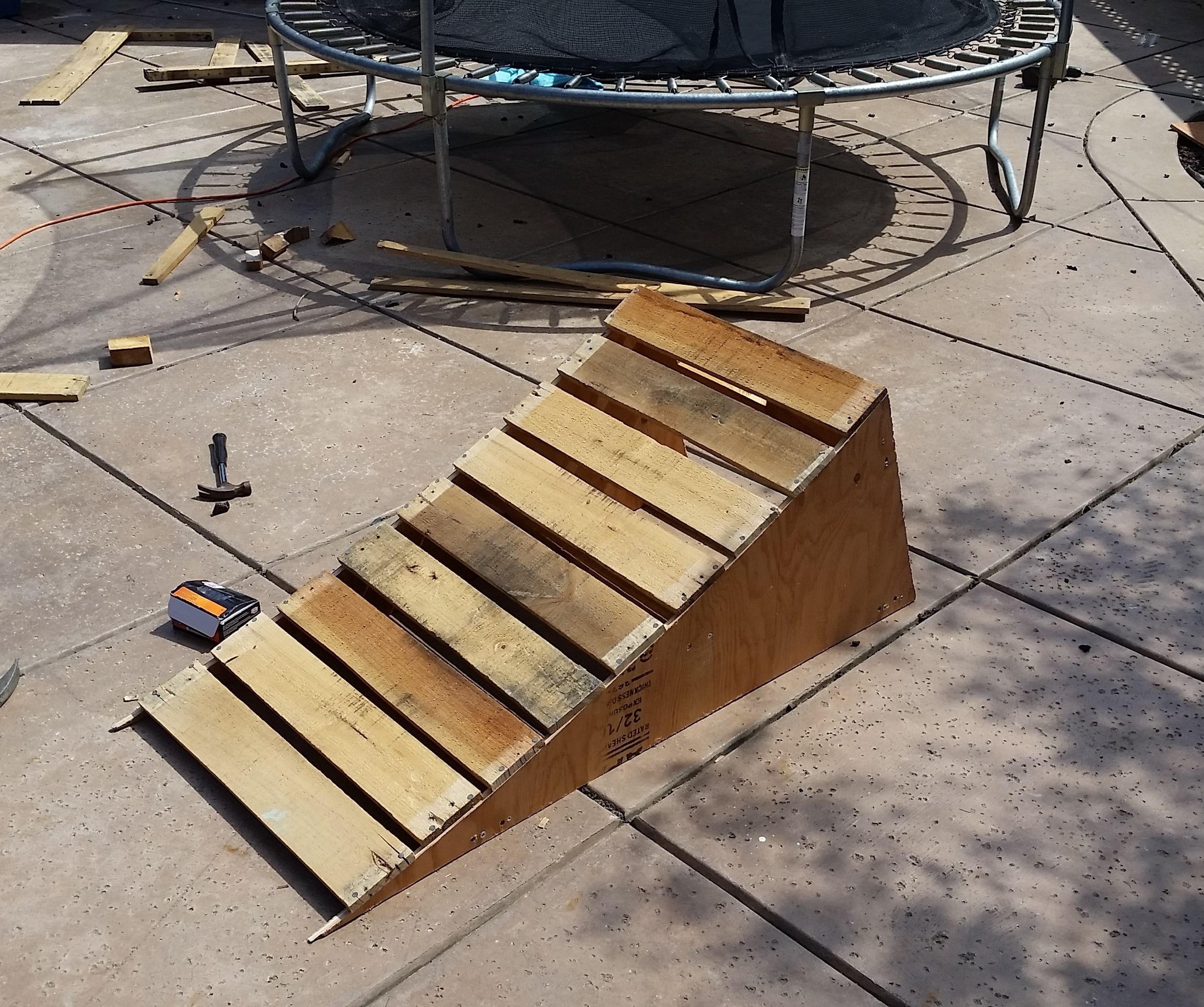 Kicker Ramp Made From Old Wooden Pallet
