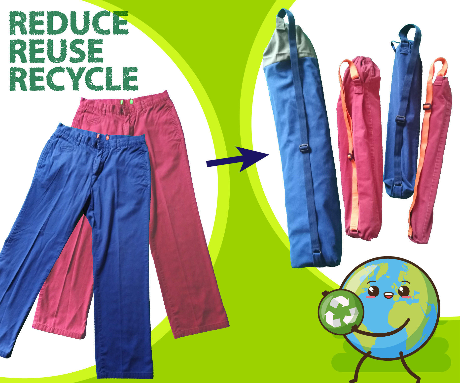 From Old Pants, to New Bags! 