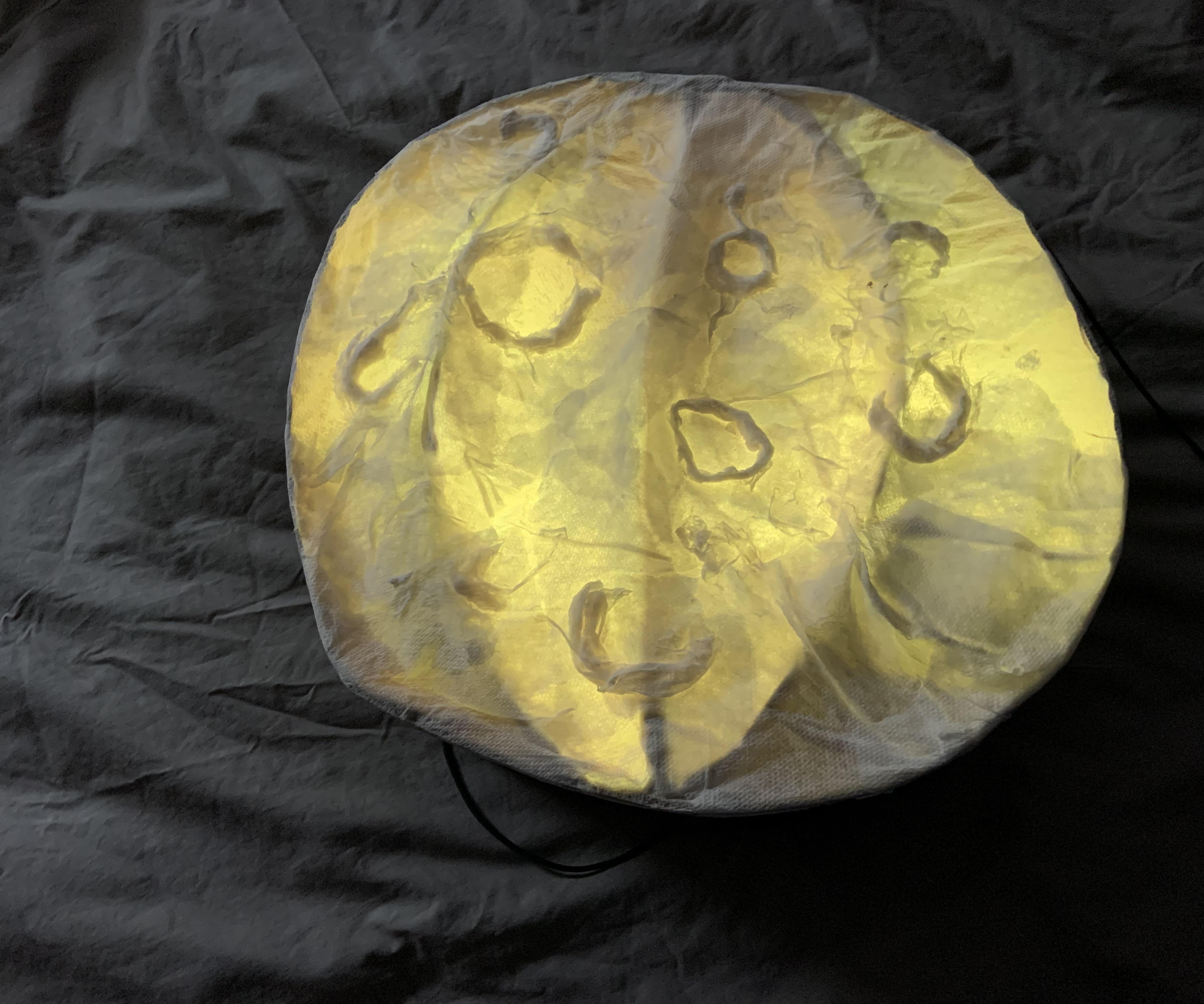 Wheel of Cheese Moon Phase Lamp