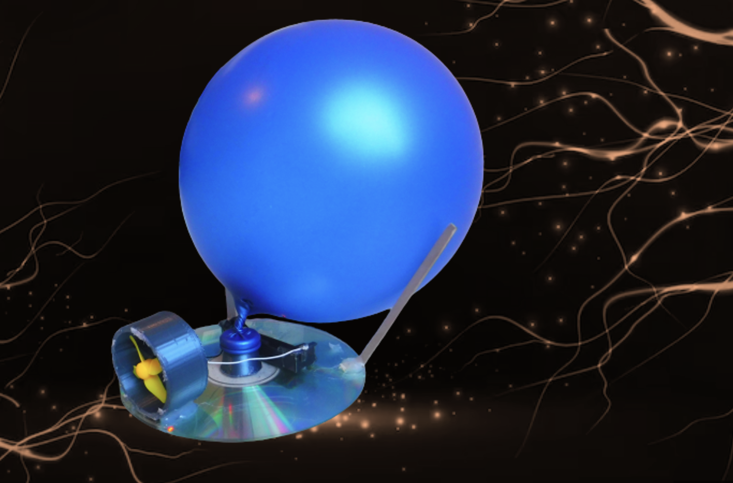 Simple Motorized Hovercraft (Make It Fly Contest)