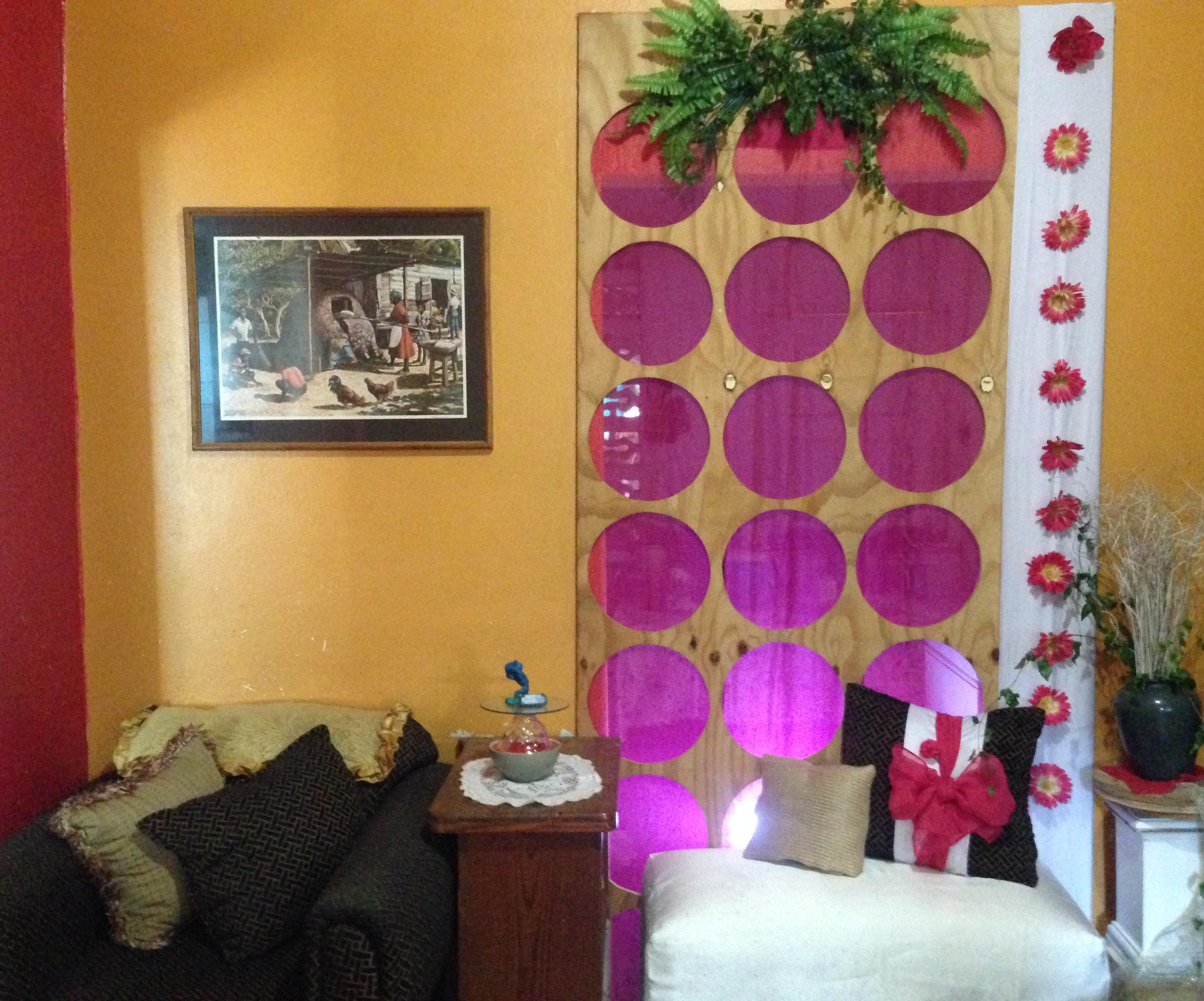 Easy Plywood Room Divider/Doorway Blackout/Plywood Backdrop 