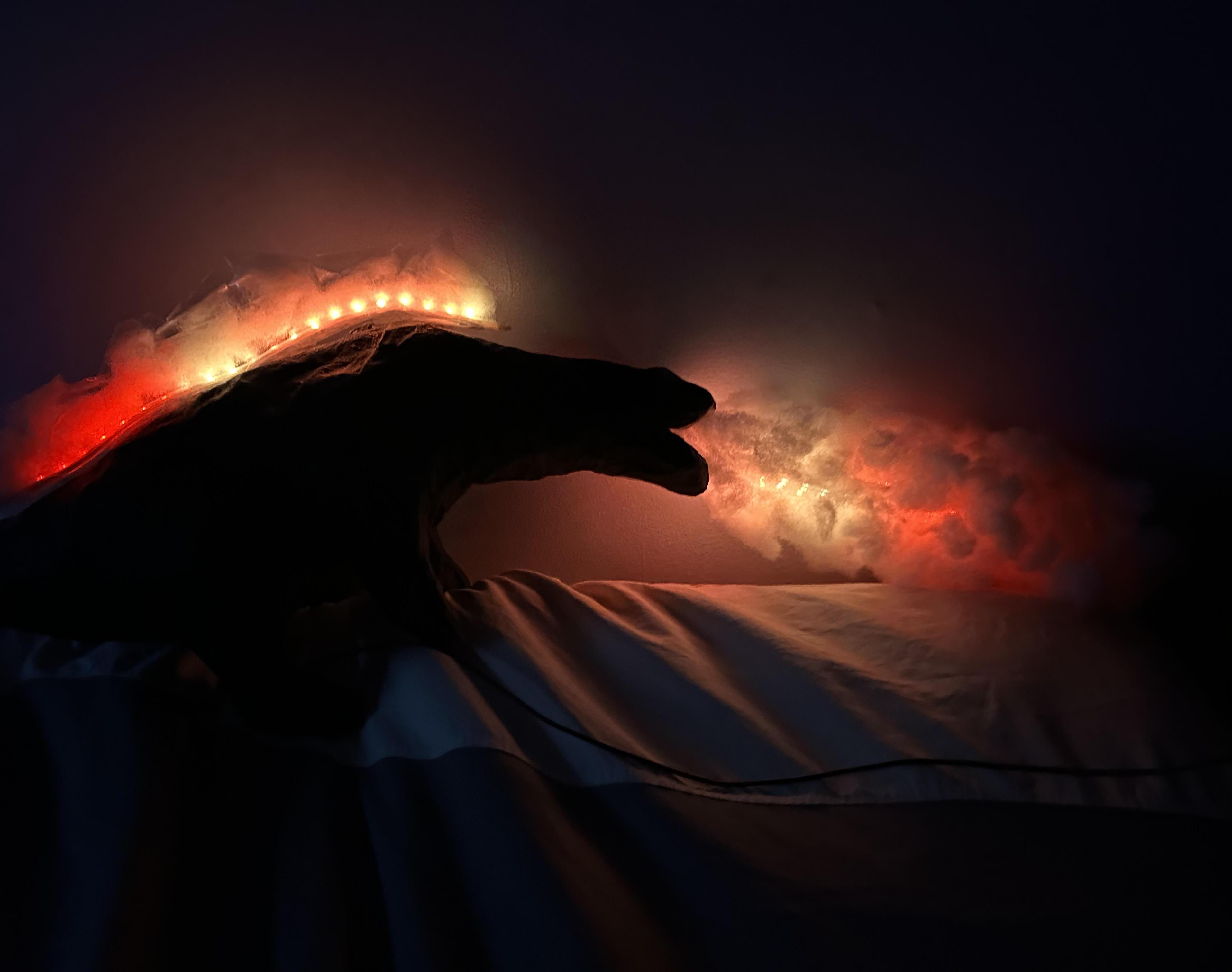 Godzilla Kaiju Monster Neopixel Lamp