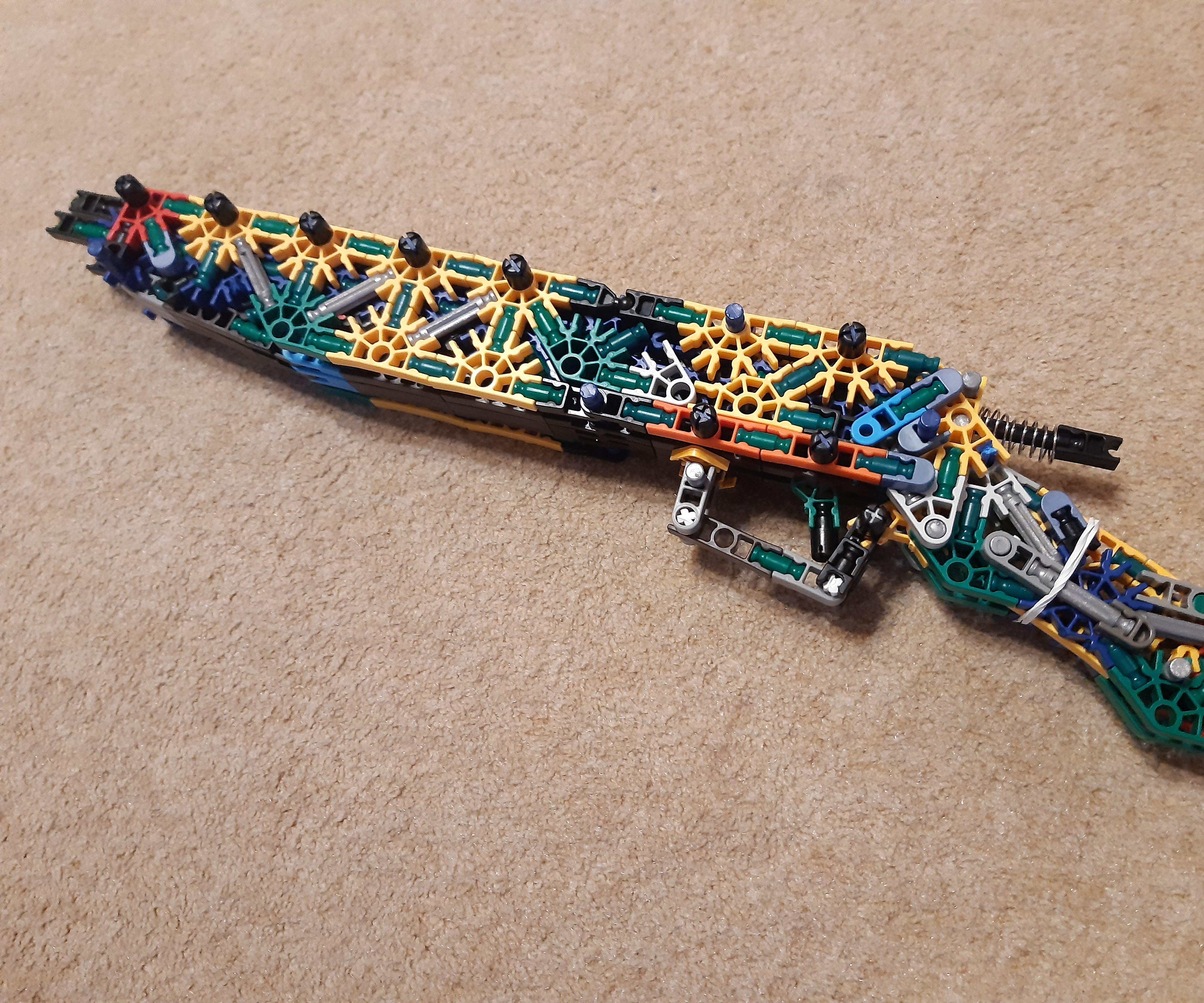 Knex Lucas the Boss' Sawed Off INSTRUCTIONS