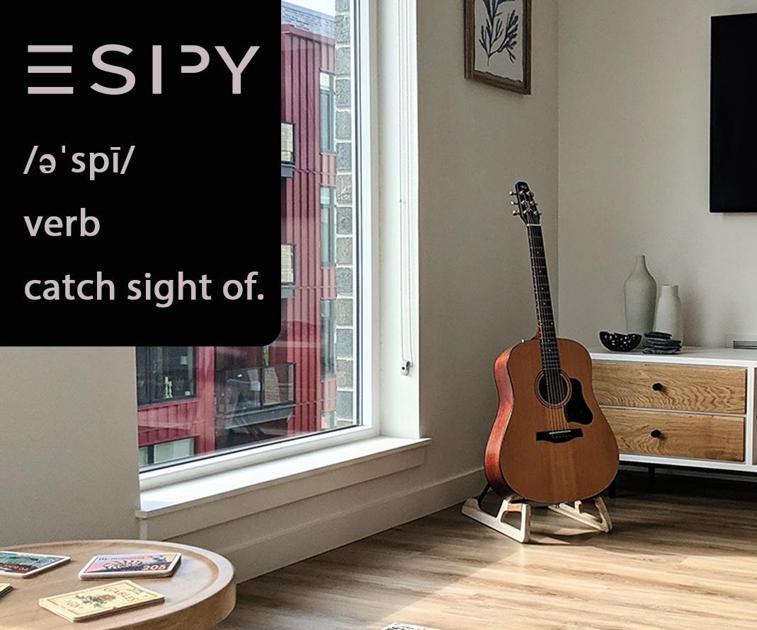 A Guitar Stand Made to Be Seen 