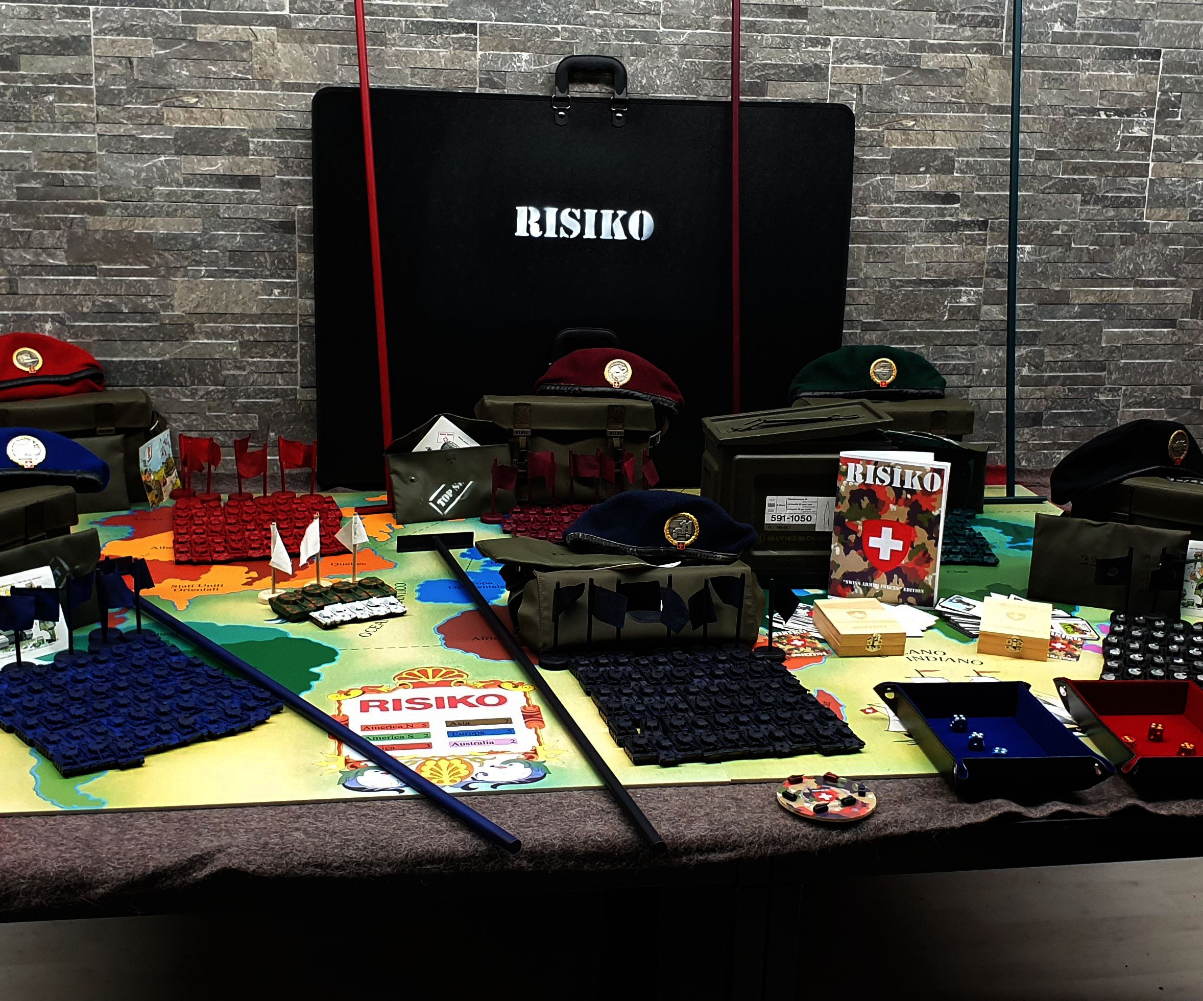 Giant RISK Board Game - Swiss Armed Forces Edition