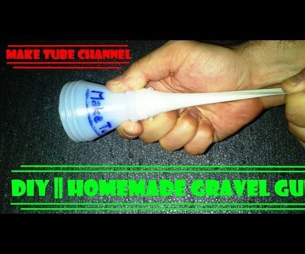 DIY || Homemade Gravel Gun ||