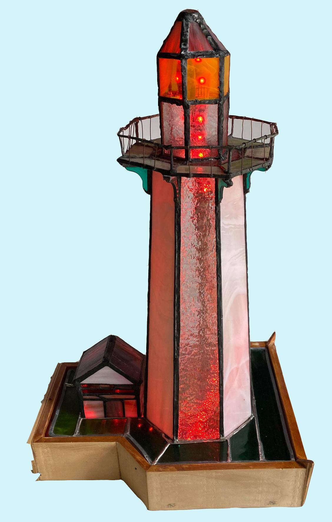 Stained Glass Light House