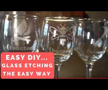 How to Etch Wine Glass the EASY Way (with Armour Etch & Cricut Vinyl Decals!)